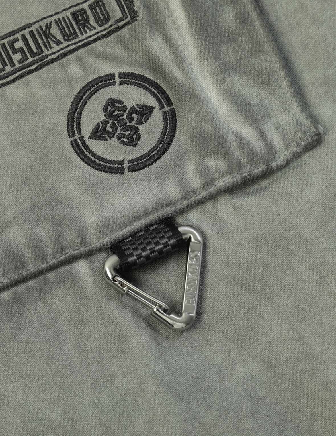 Seagull Embroidery Garment Dye Denim Pants - 9