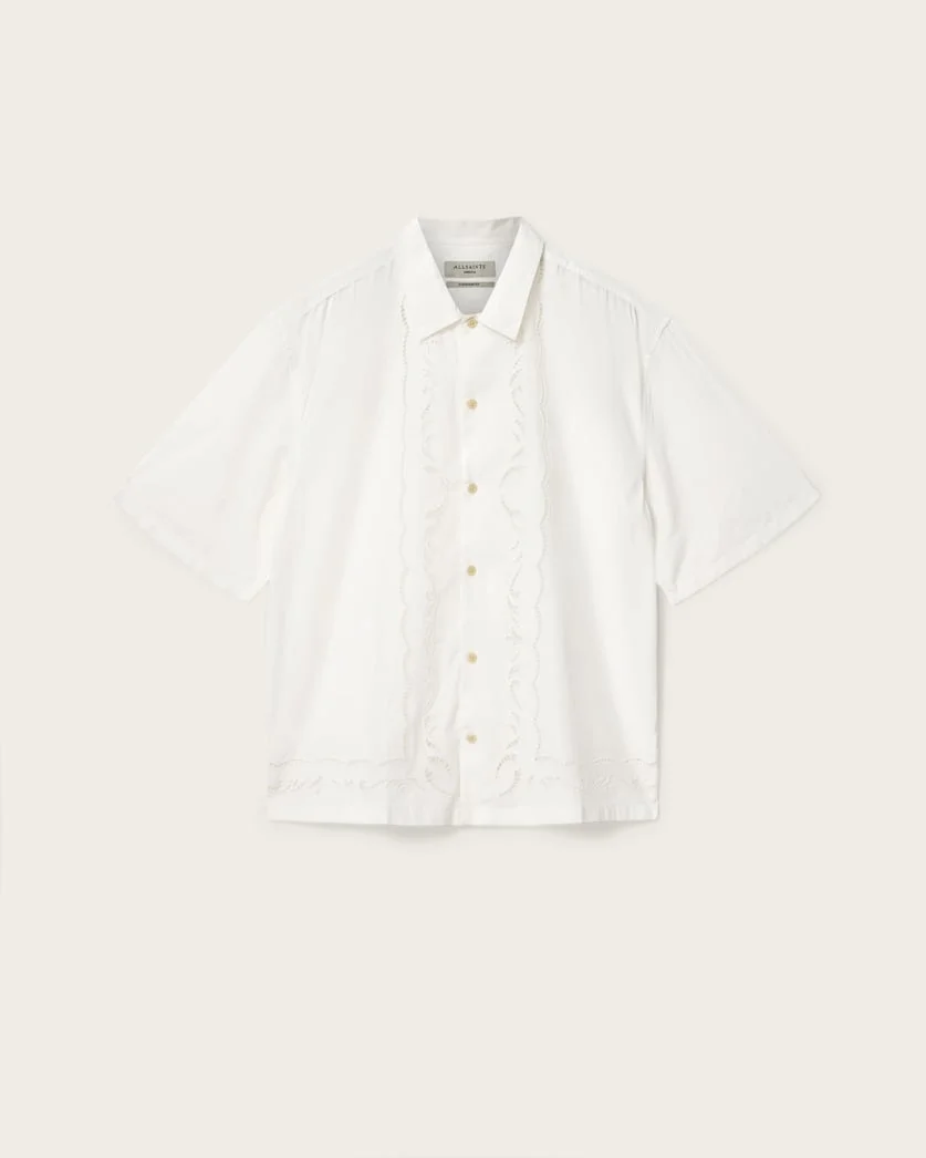 FIELD OVERSIZED SHORT SLEEVE COTTON SHIRT - 1