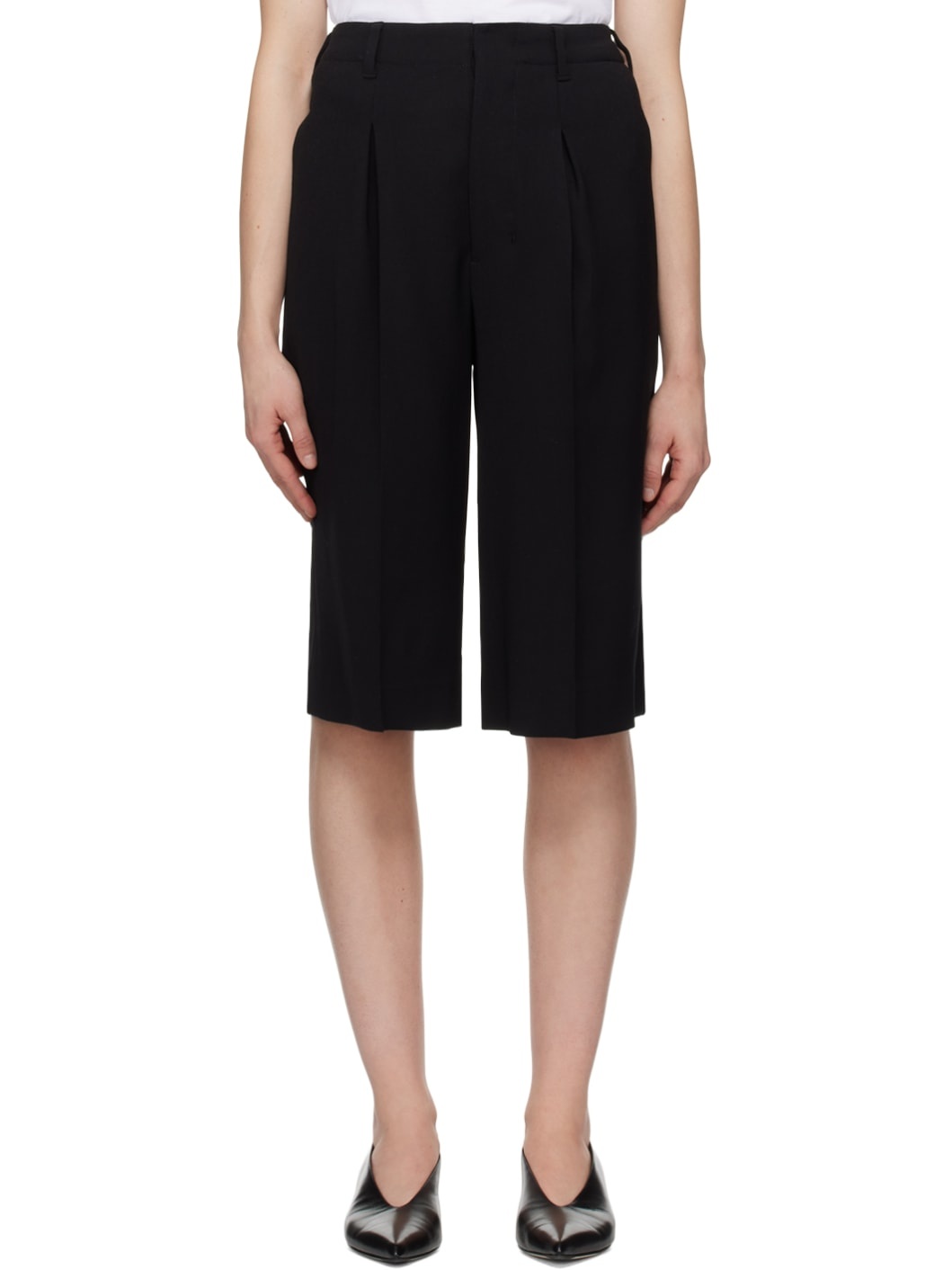 Black Bermuda Shorts - 1