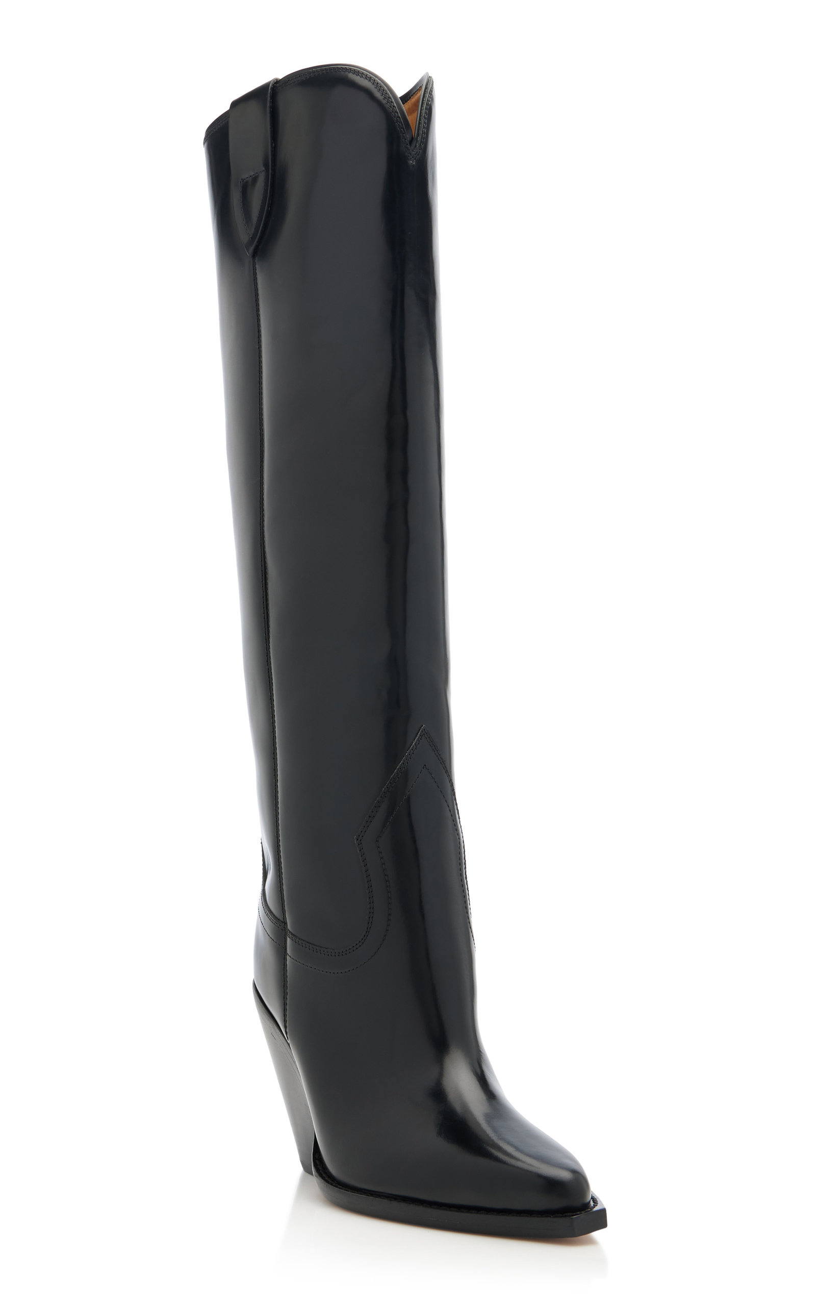 Lomero Leather Knee Boots black - 5