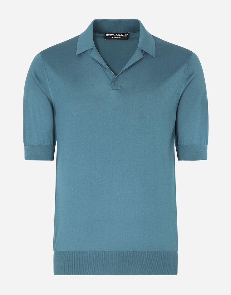 Silk polo shirt - 3