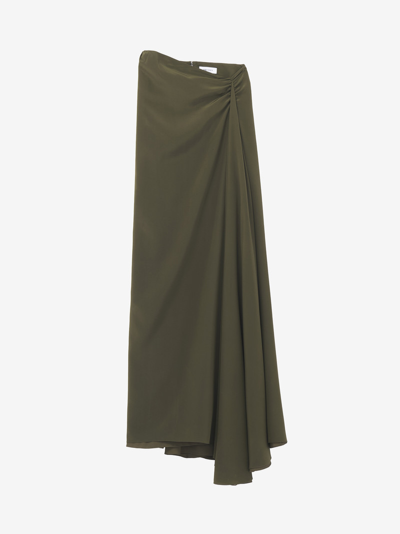Alexander McQueen Asymmetric Waist Maxi Skirt outlook