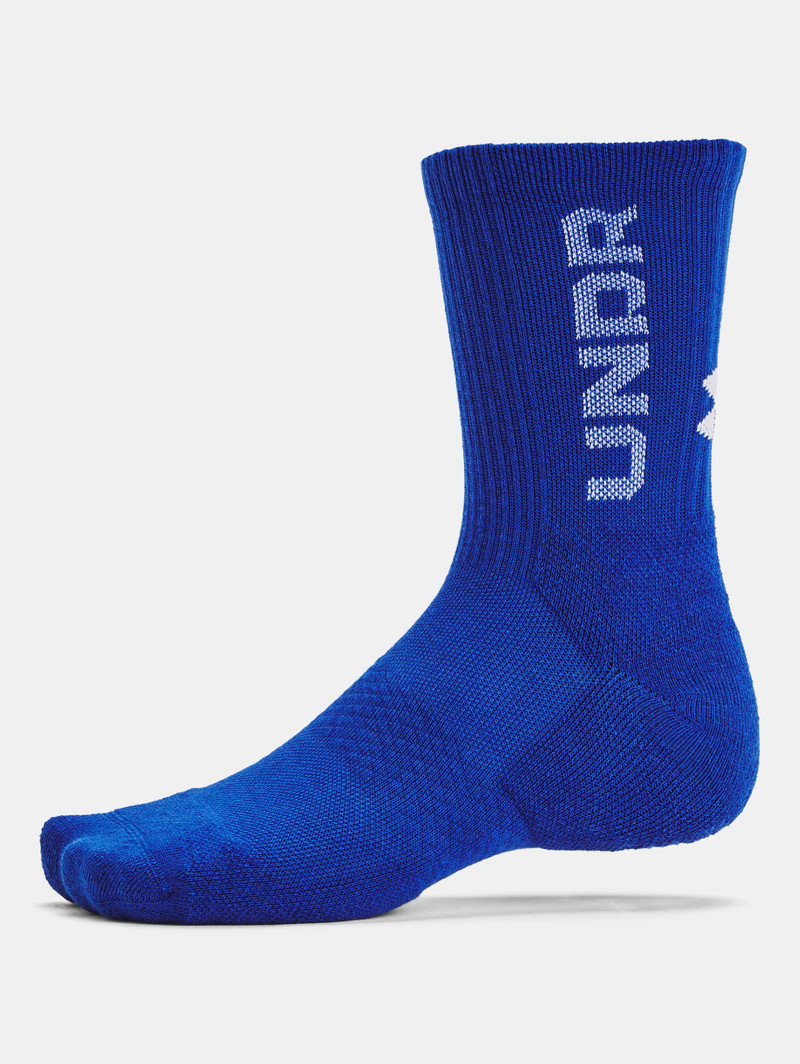 Unisex UA 3-Maker 3-Pack Mid-Crew Socks 4