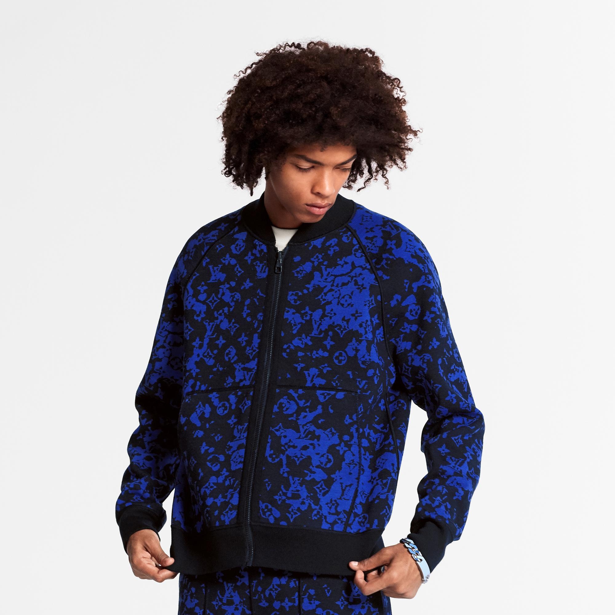 Reversible Camo Jacquard Bomber - 4