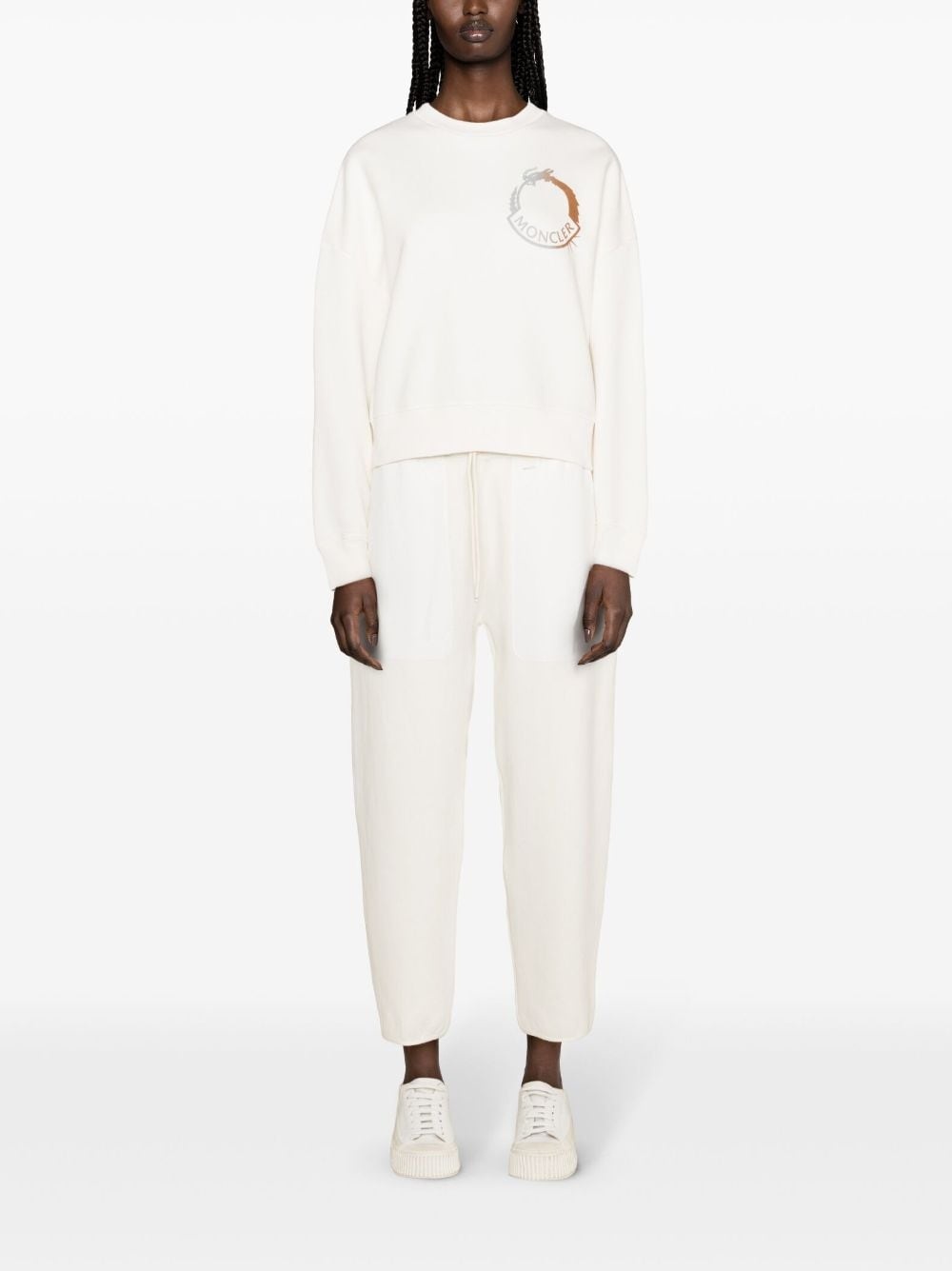 contrasting-panels track pants - 2