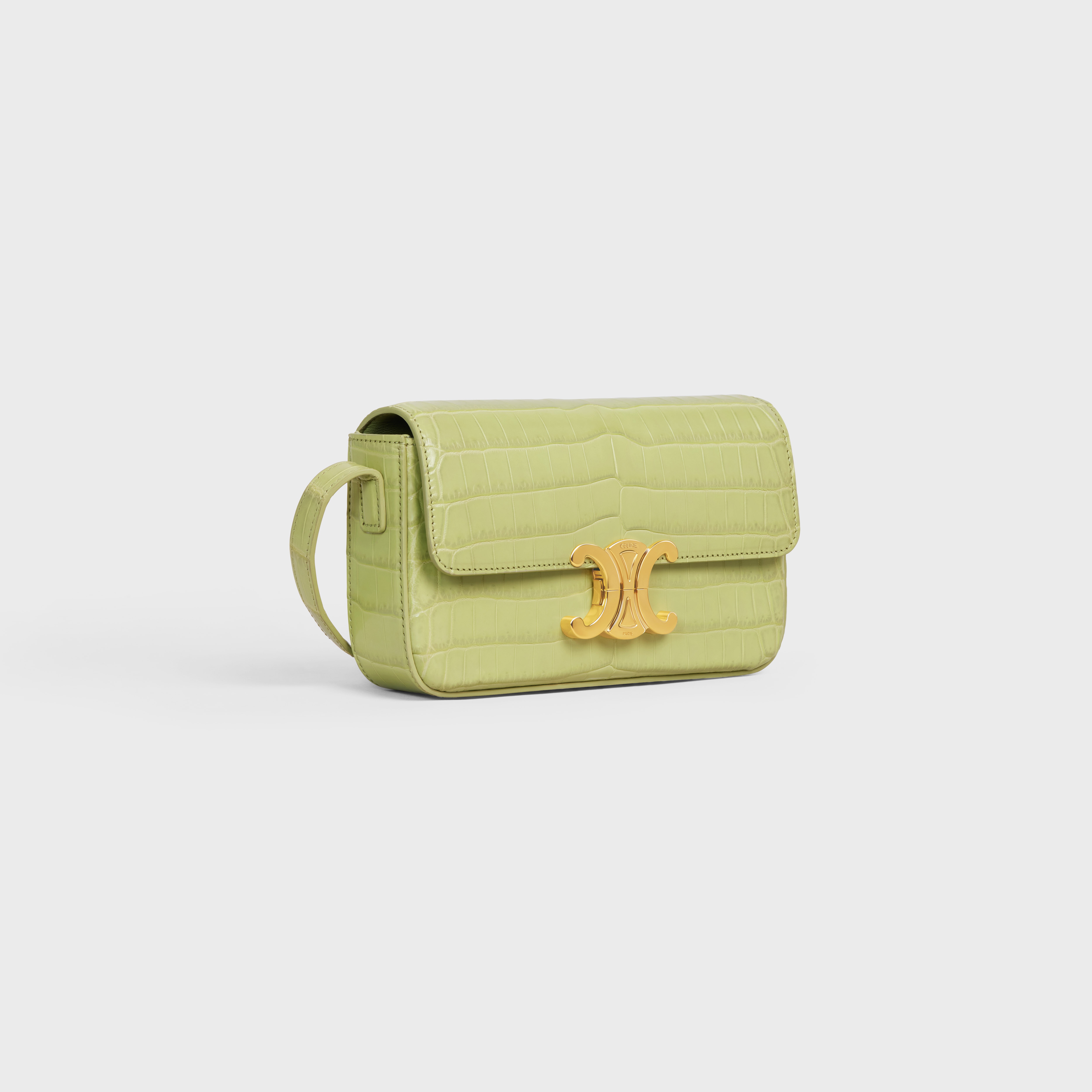 Triomphe Shoulder Bag in Crocodile - 2