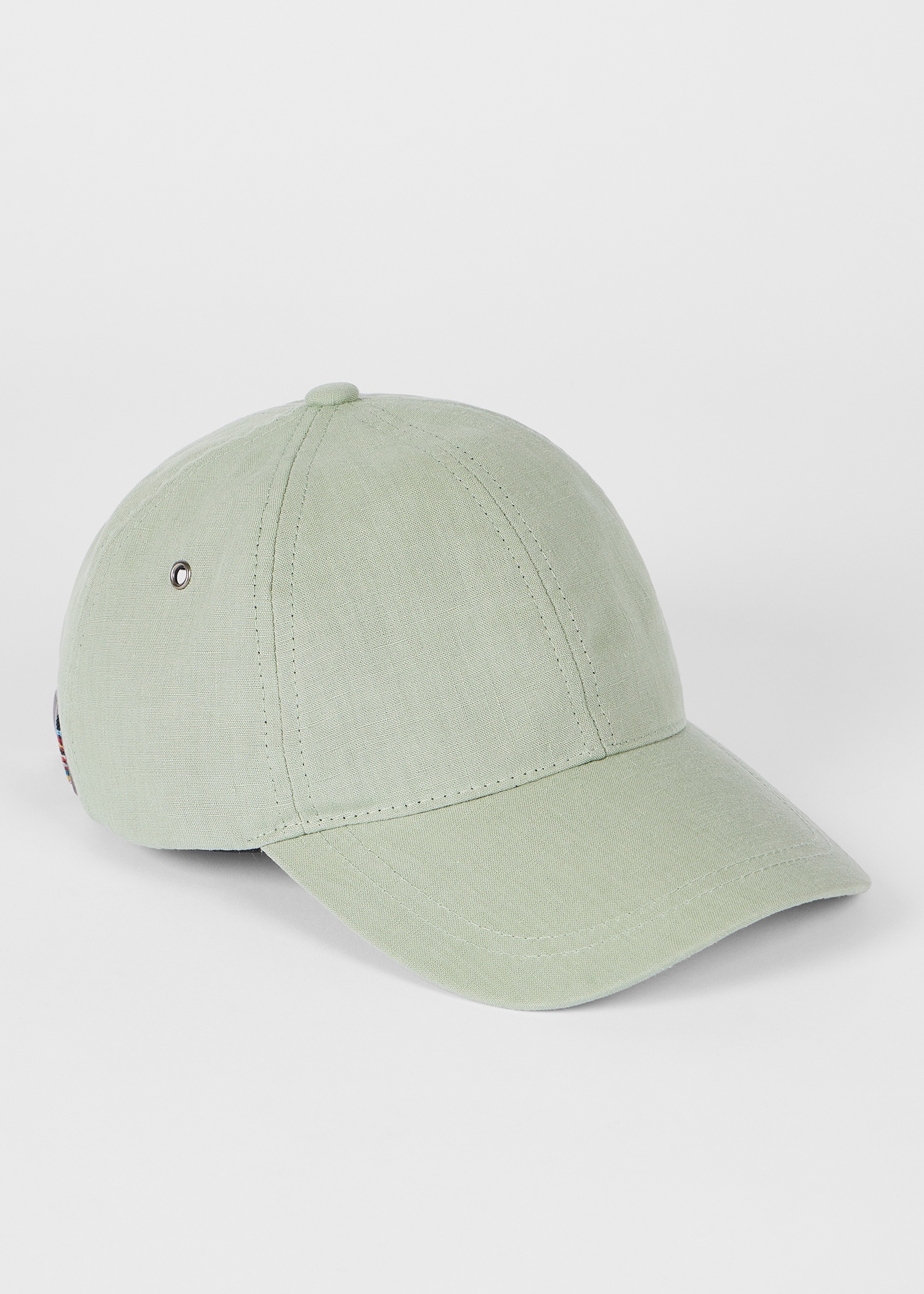 Sage Green Linen Cap - 2