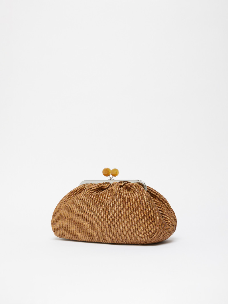 WEEKEND Max Mara FORTUNA Medium raffia-effect Pasticcino bag outlook