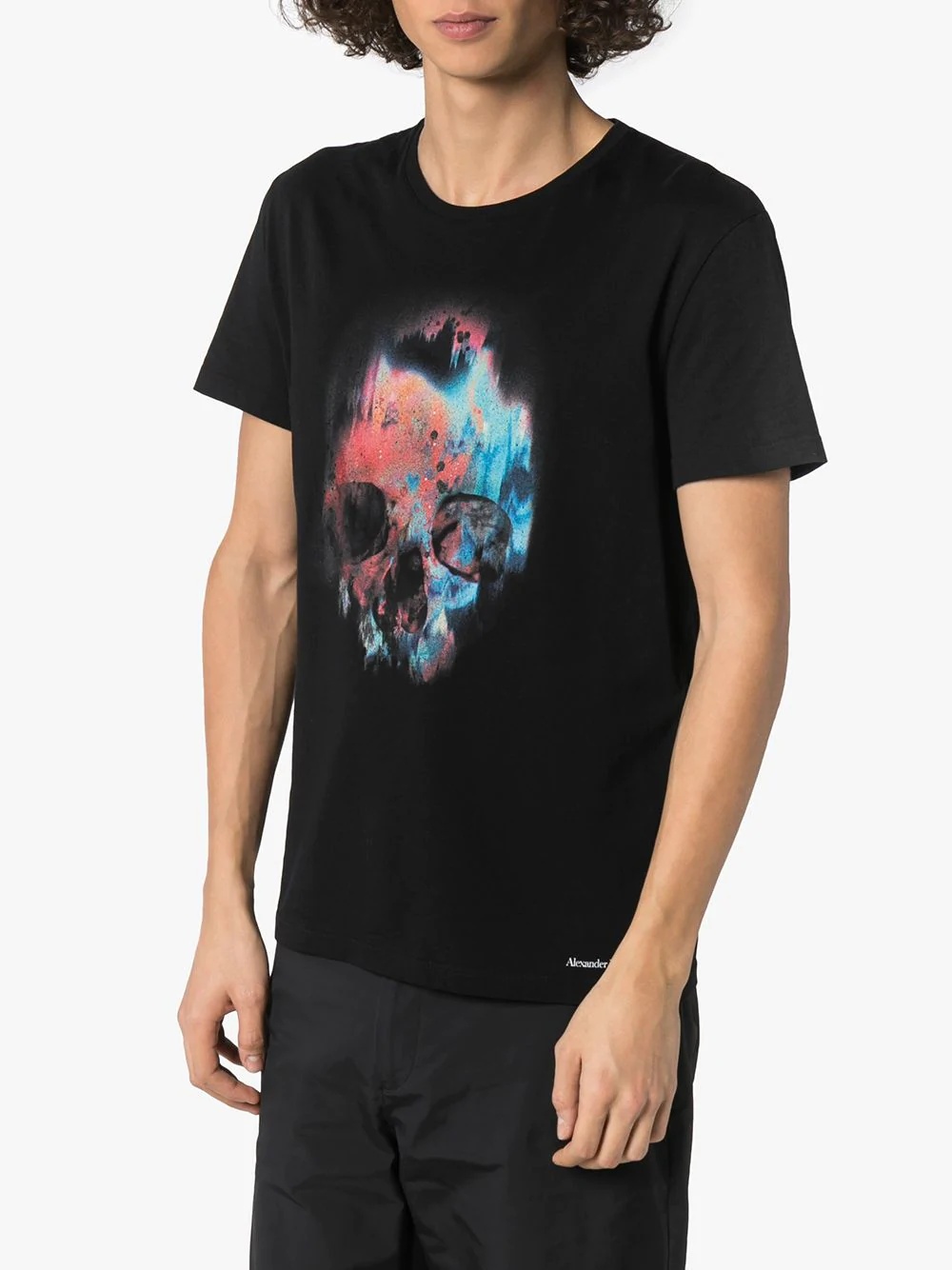 skull-print cotton T-shirt - 3