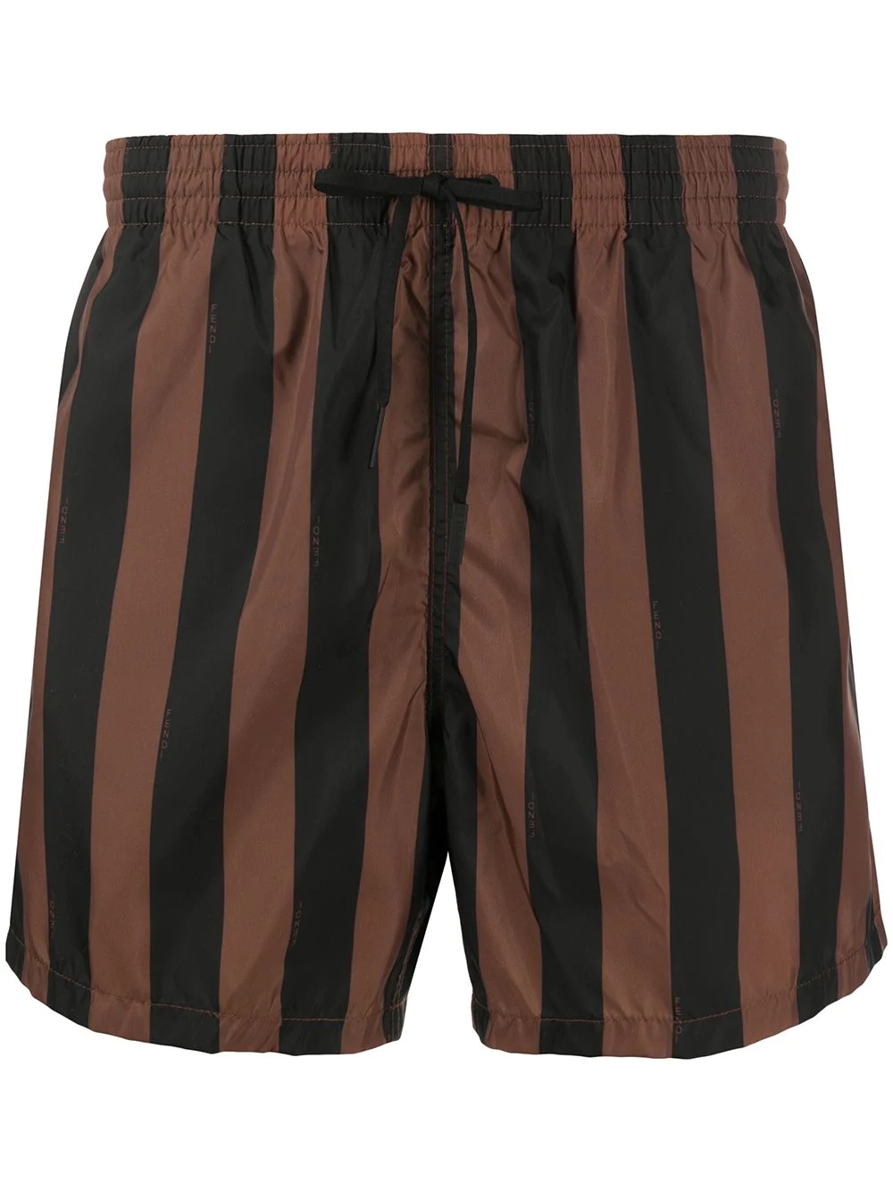 striped swim shorts - 1