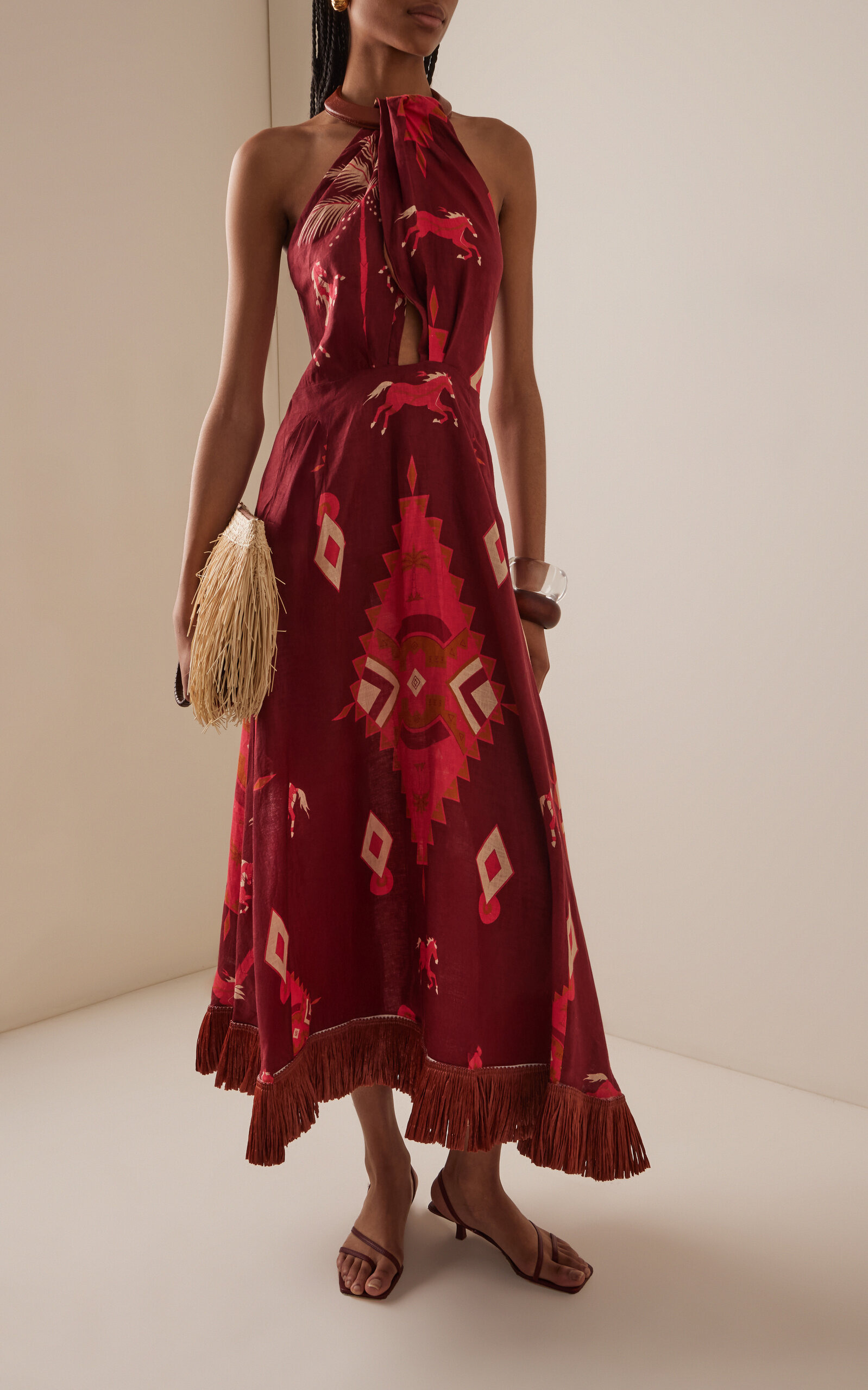 Western Elements Maxi Dress red - 2