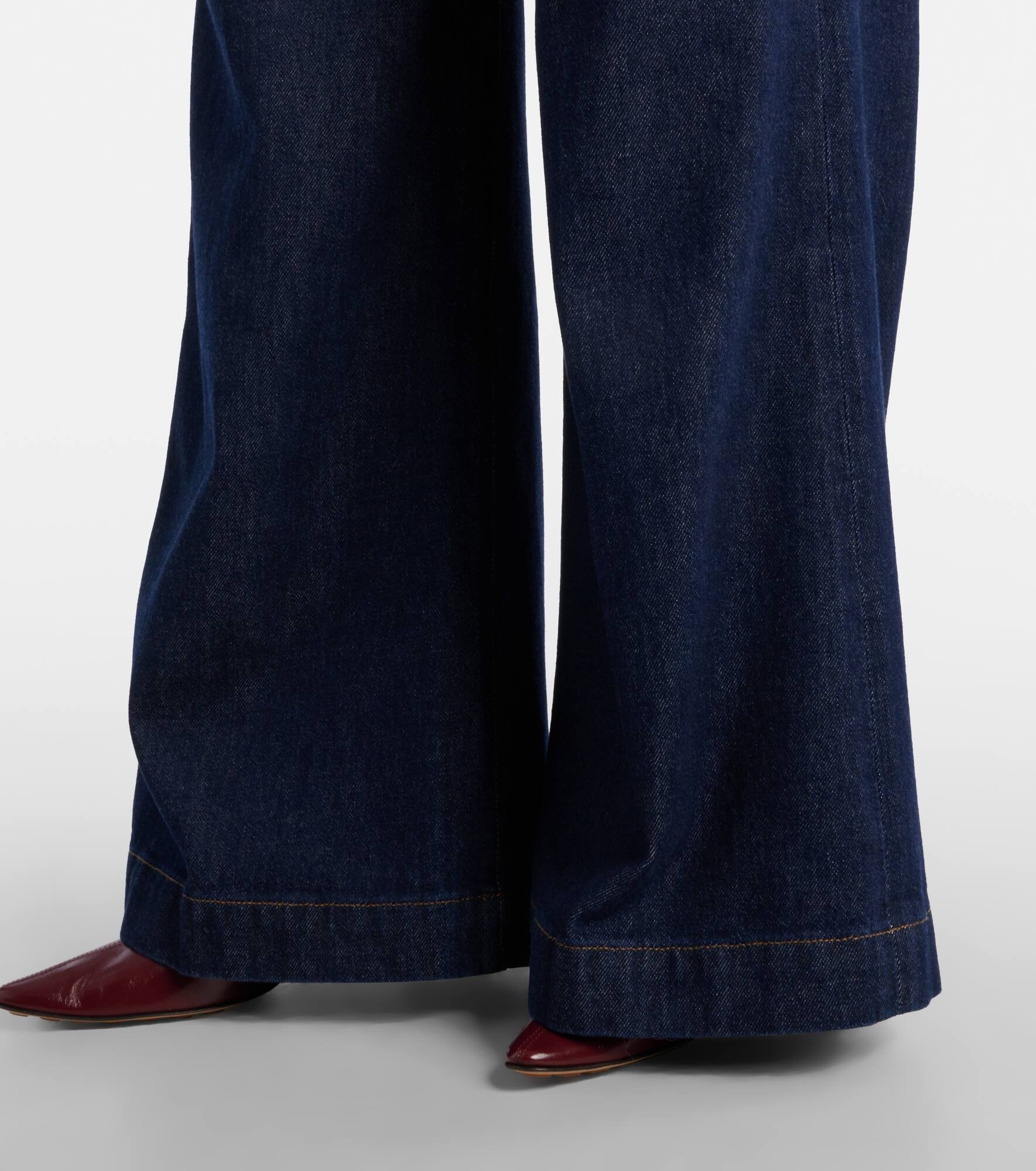 x Argent Beverly mid-rise wide-leg jeans - 5