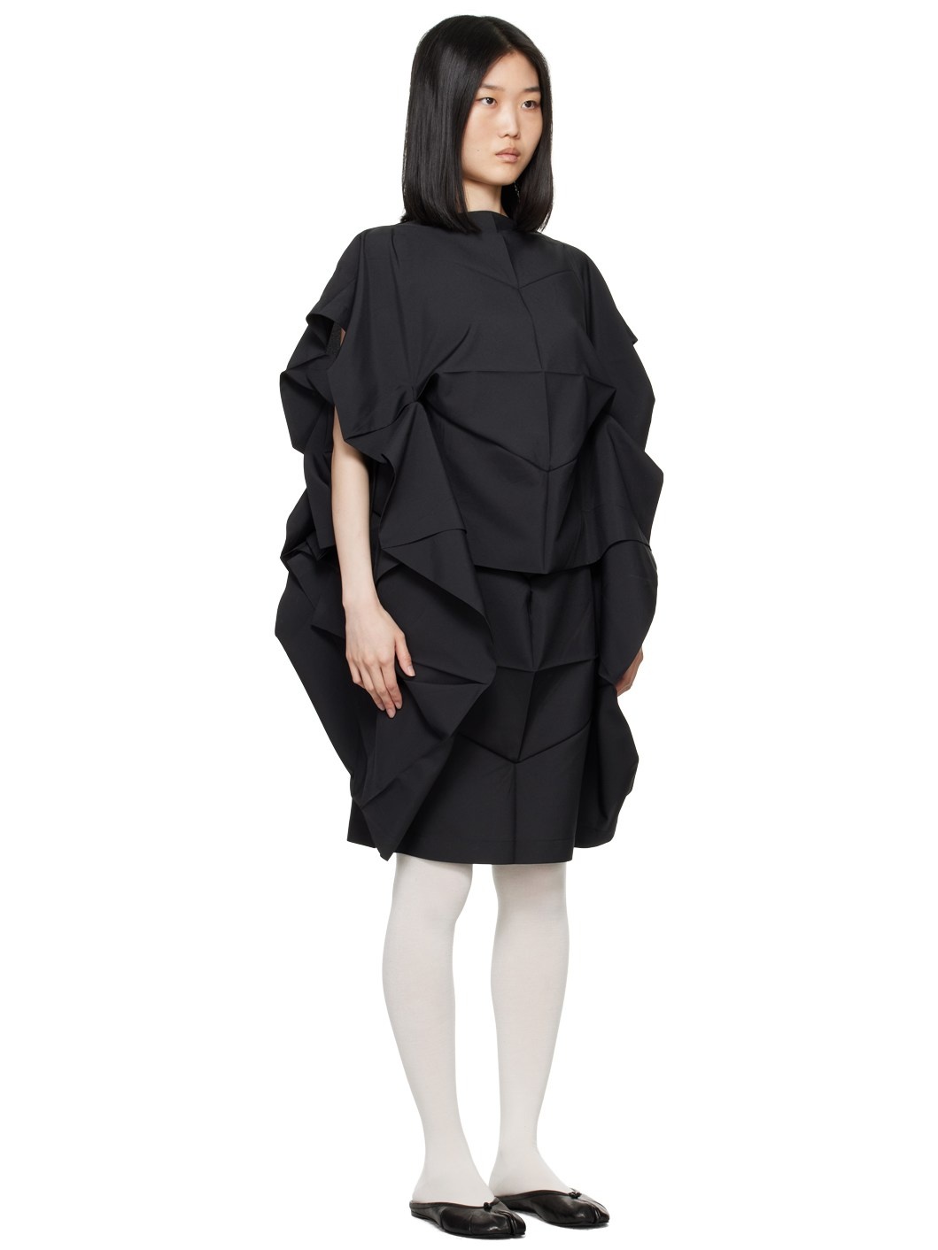 Black No. 7 Midi Dress - 2