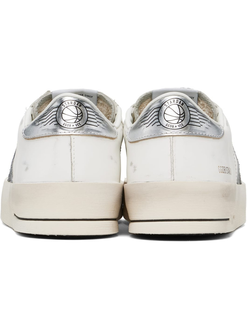 Golden Goose White & Gray Stardan Sneakers outlook