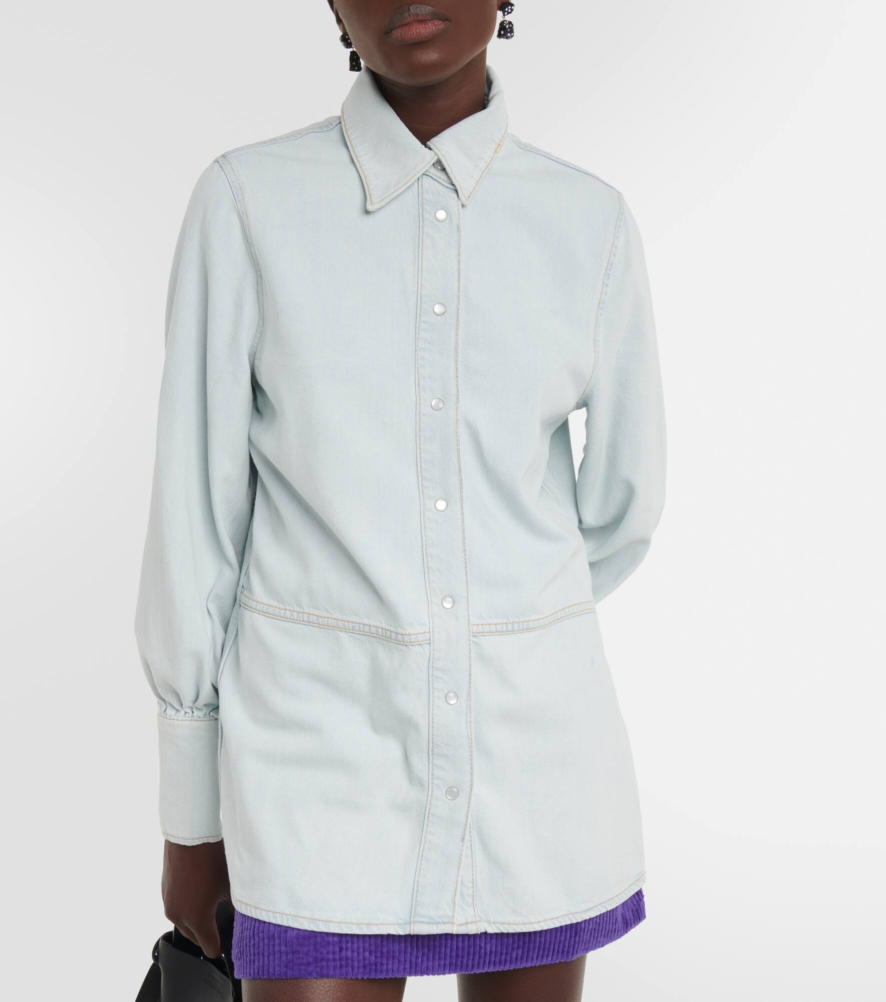 Future logo denim shirt - 7