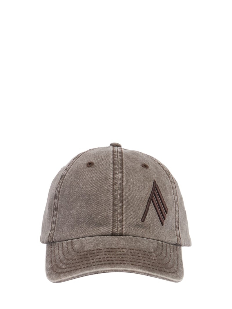 Logo cotton baseball cap - 1