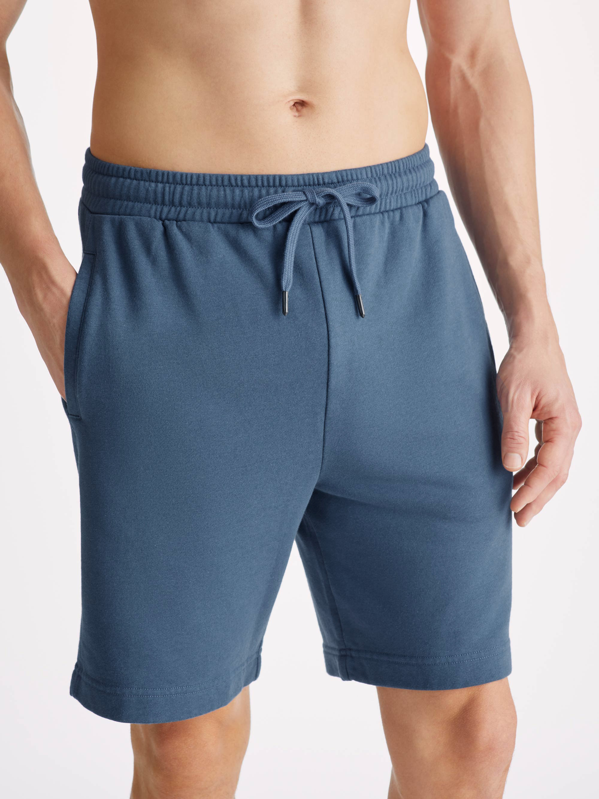 Men's Sweat Shorts Quinn Cotton Modal Denim - 5