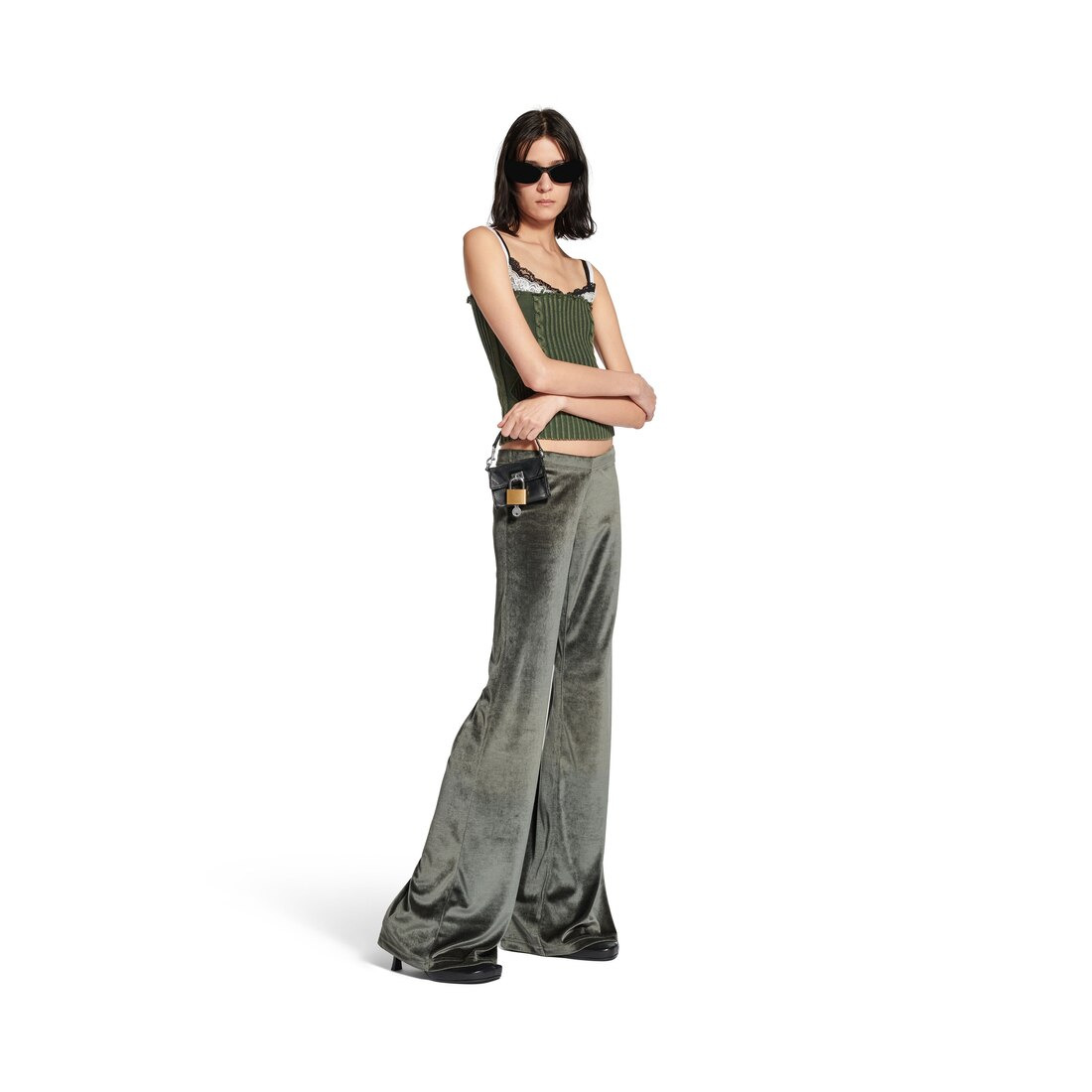 Women's Sweatpants in Khaki - 2