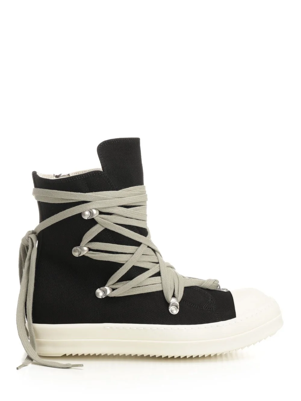 Rick Owens Drkshdw Men "Megalace" Denim Sneakers - 1