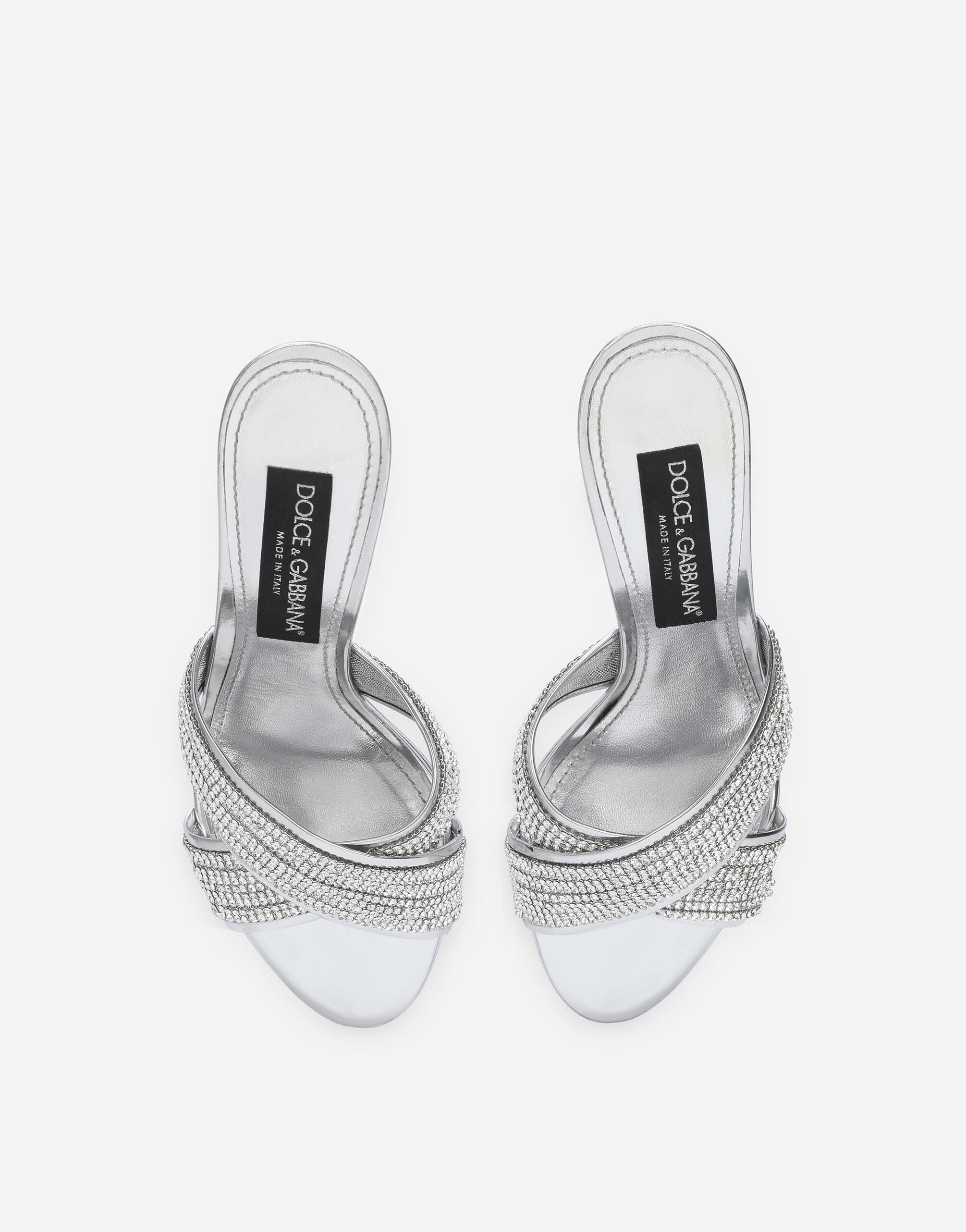 Crystal mesh mules - 4