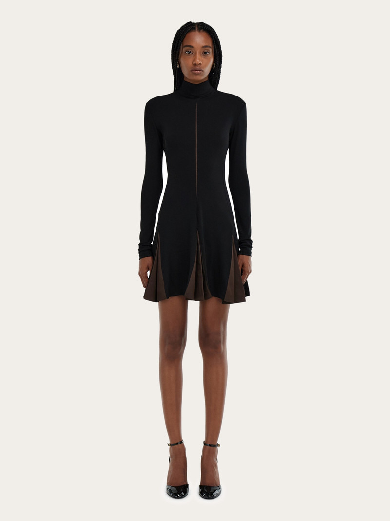 FERRAGAMO Dress with contrasting inserts outlook