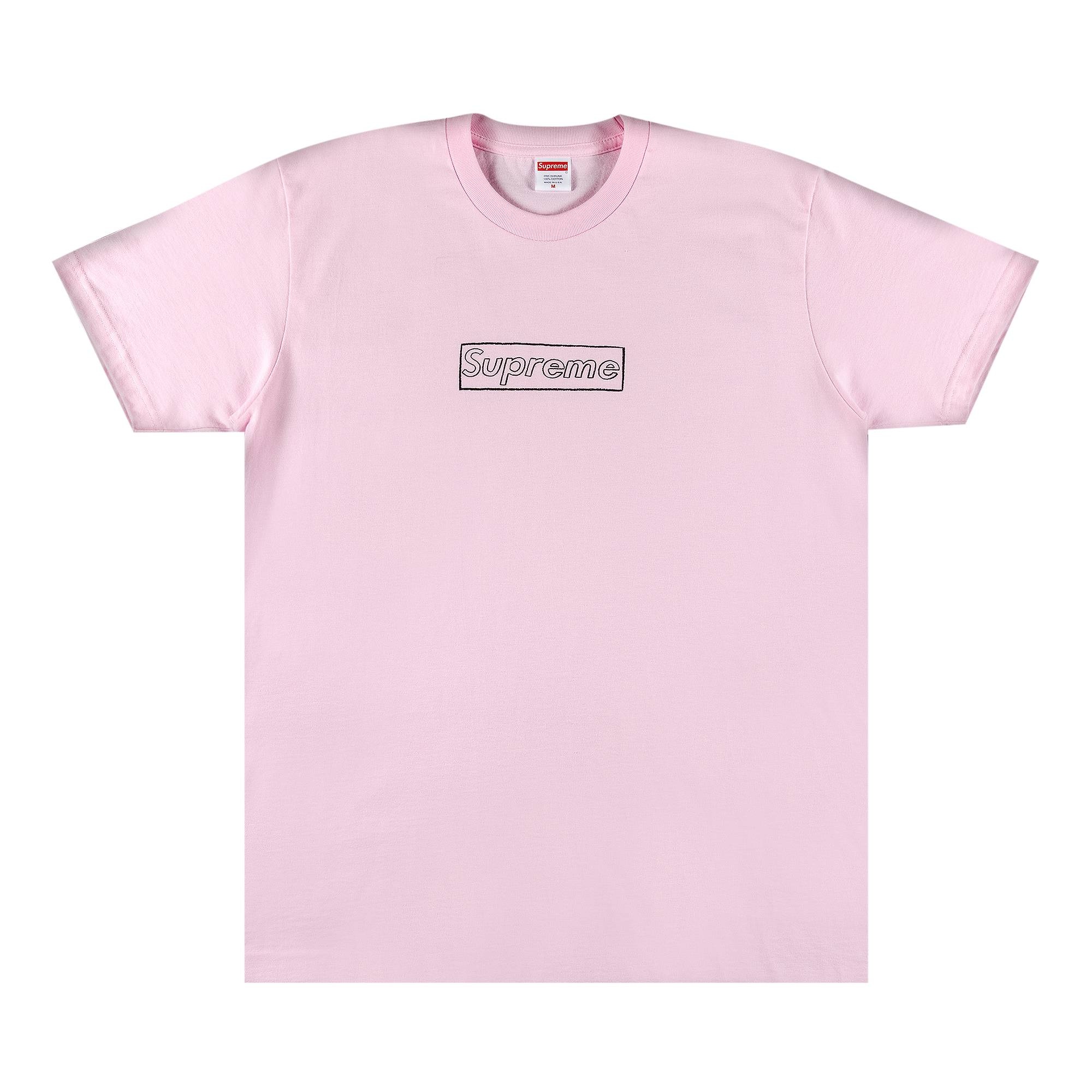 Supreme Banner Tee Light Pink