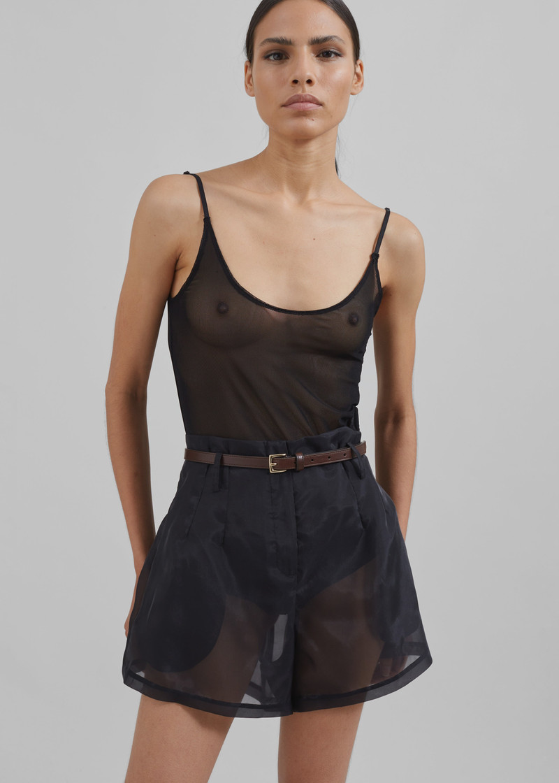 Lise Sheer Shorts - Black 9