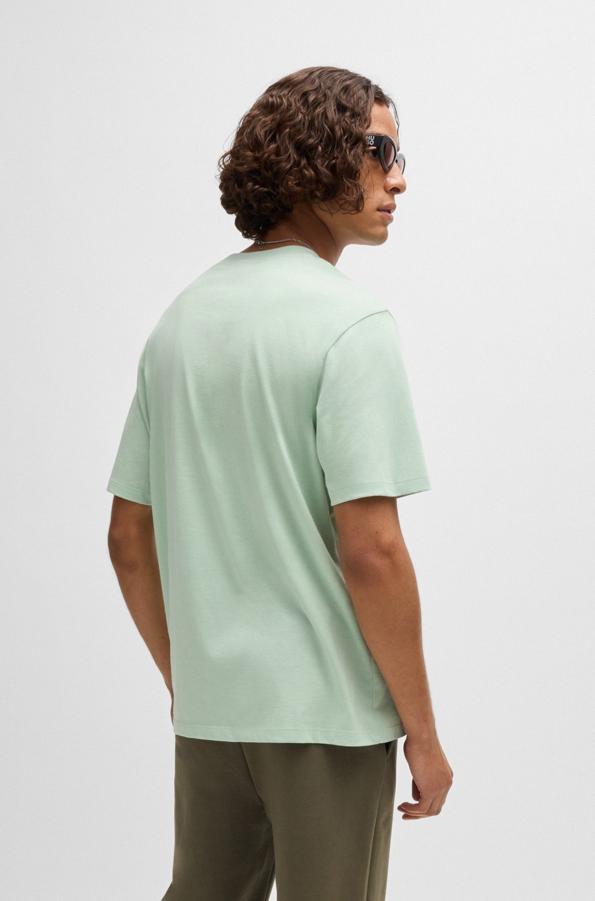 COTTON-JERSEY T-SHIRT WITH TRAVEL-TAG ARTWORK - 5