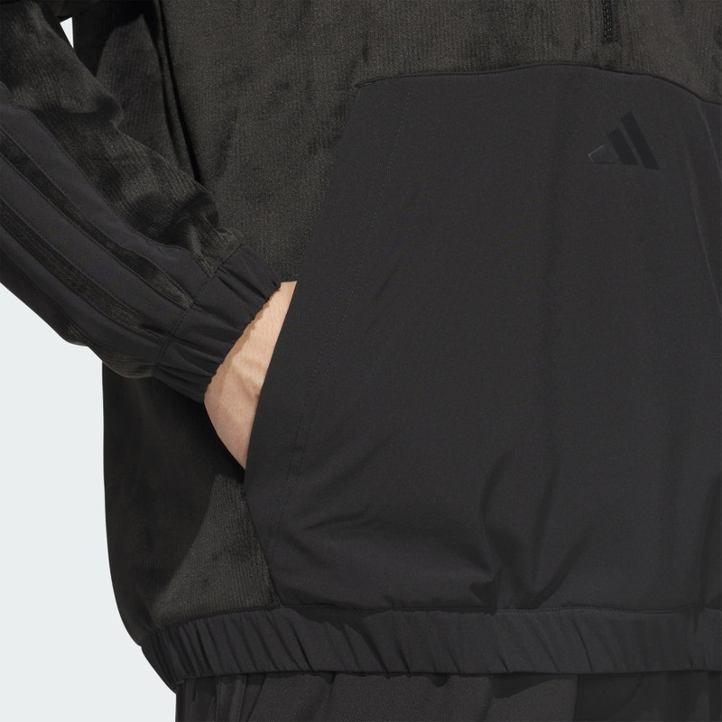 BEYOND THE COURSE COZY HALF-ZIP LOOSE FIT HOODIE 6