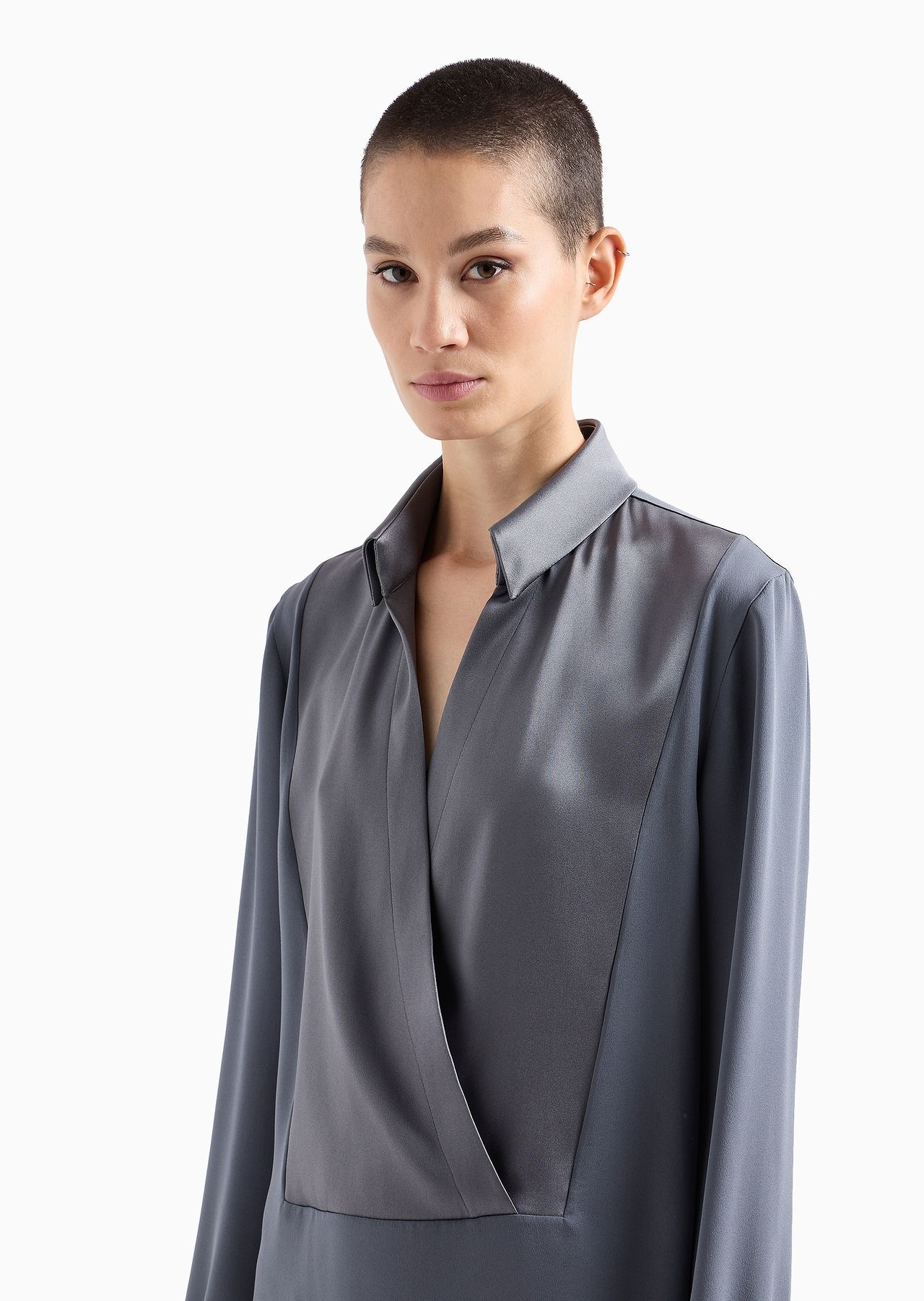 Triple silk georgette shirt - 5