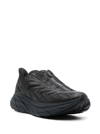 HOKA ONE ONE Project Clifton zip-up sneakers outlook