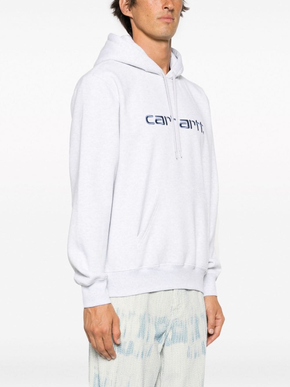 logo-embroidered hoodie - 5