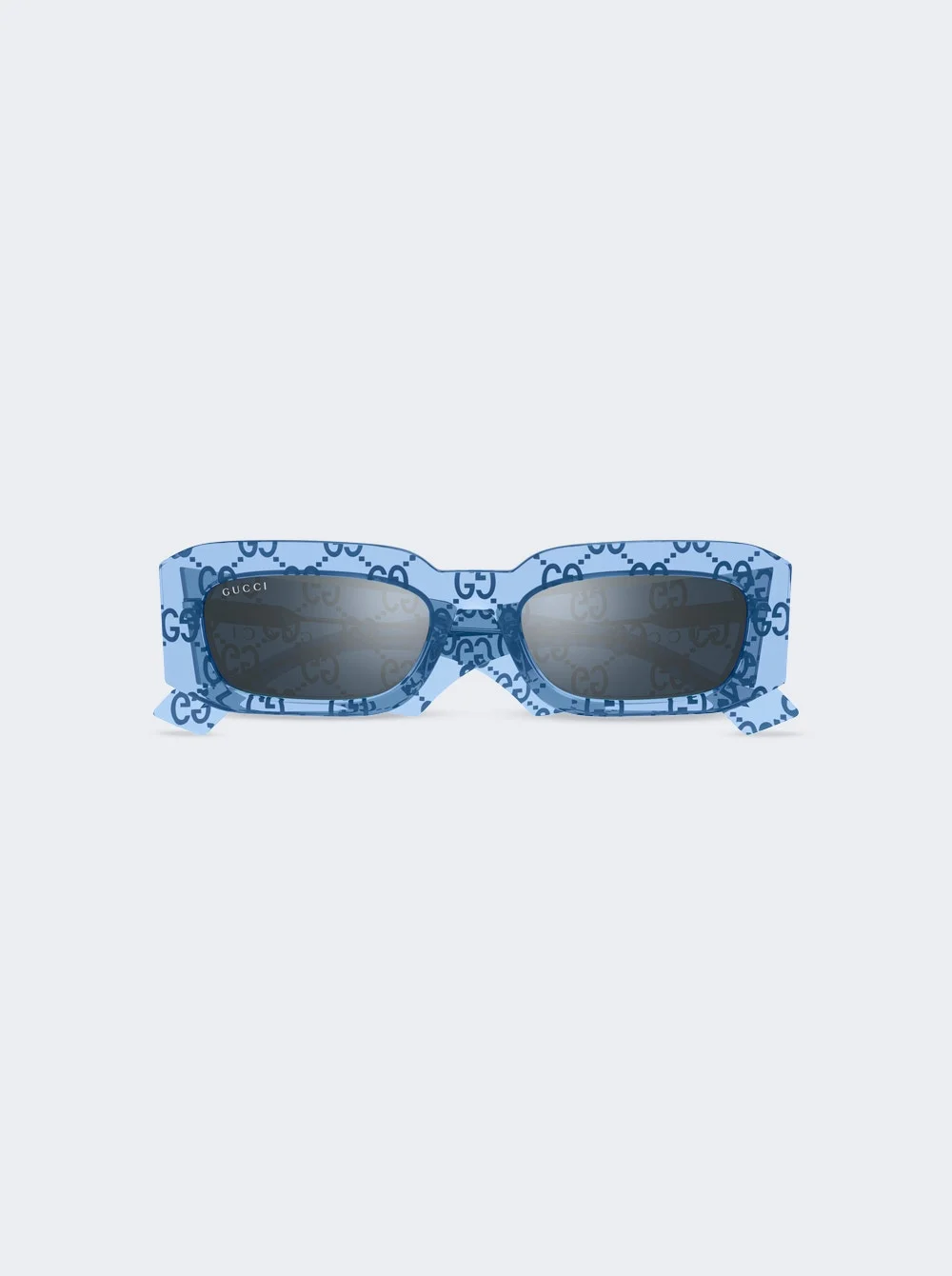 Rectangular Sunglasses Blue - 1