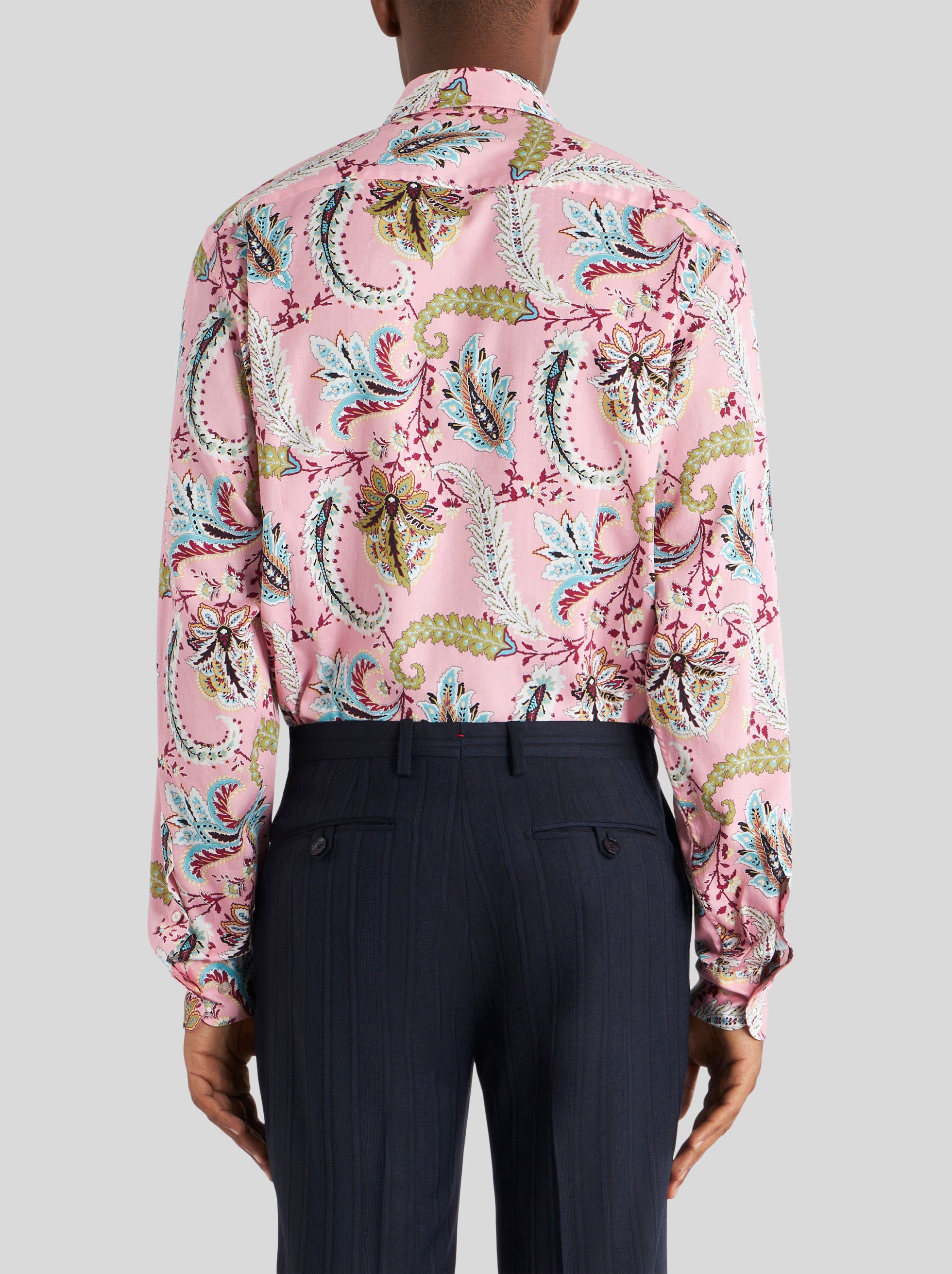 FLORAL PAISLEY COTTON SHIRT - 4