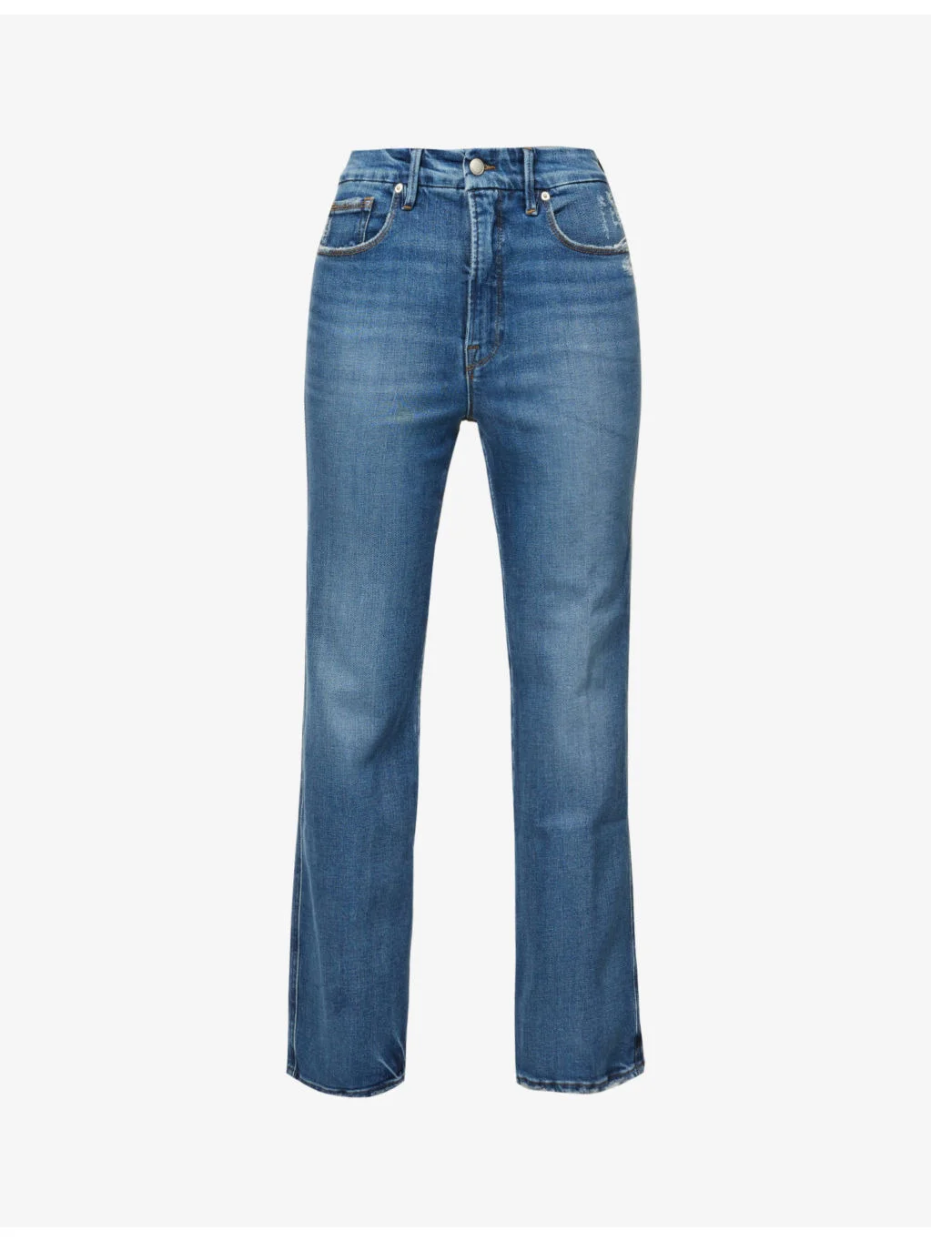 Good Curve straight-leg high-rise stretch-denim jeans - 1