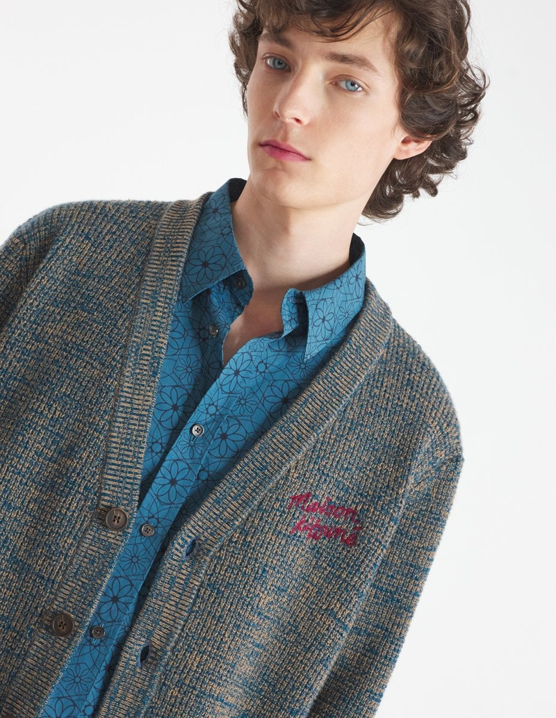 MAISON KITSUNE HANDWRITING COMFORT CARDIGAN 4