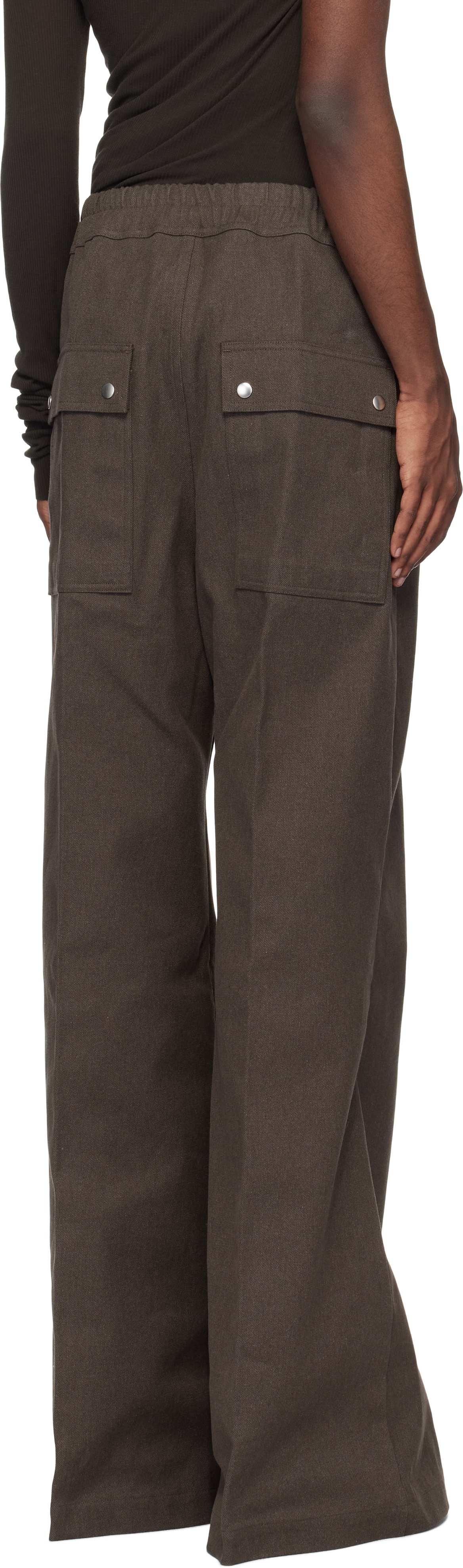 Brown Porterville Wide Bela Trousers - 6