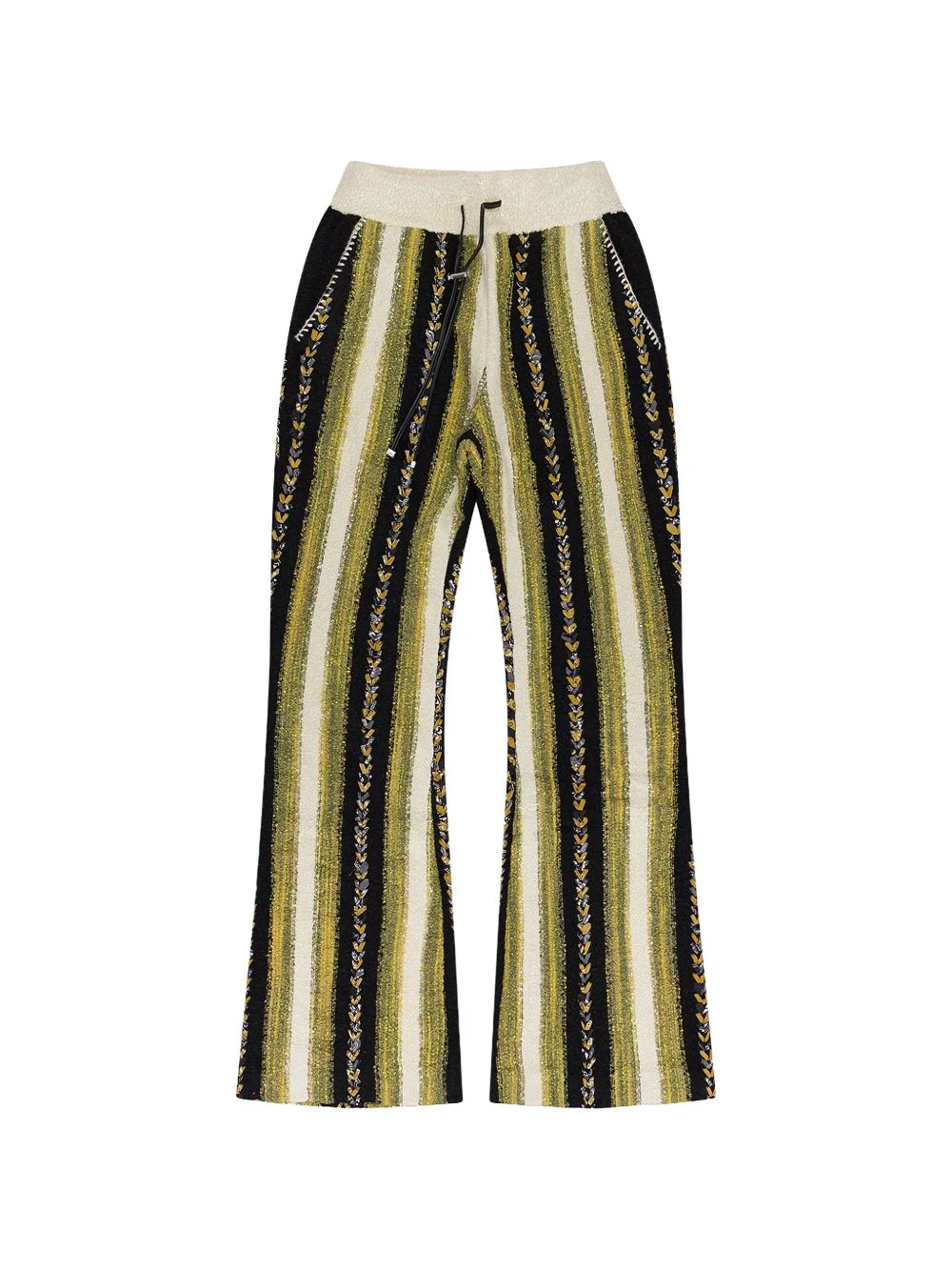 striped track pants - 1
