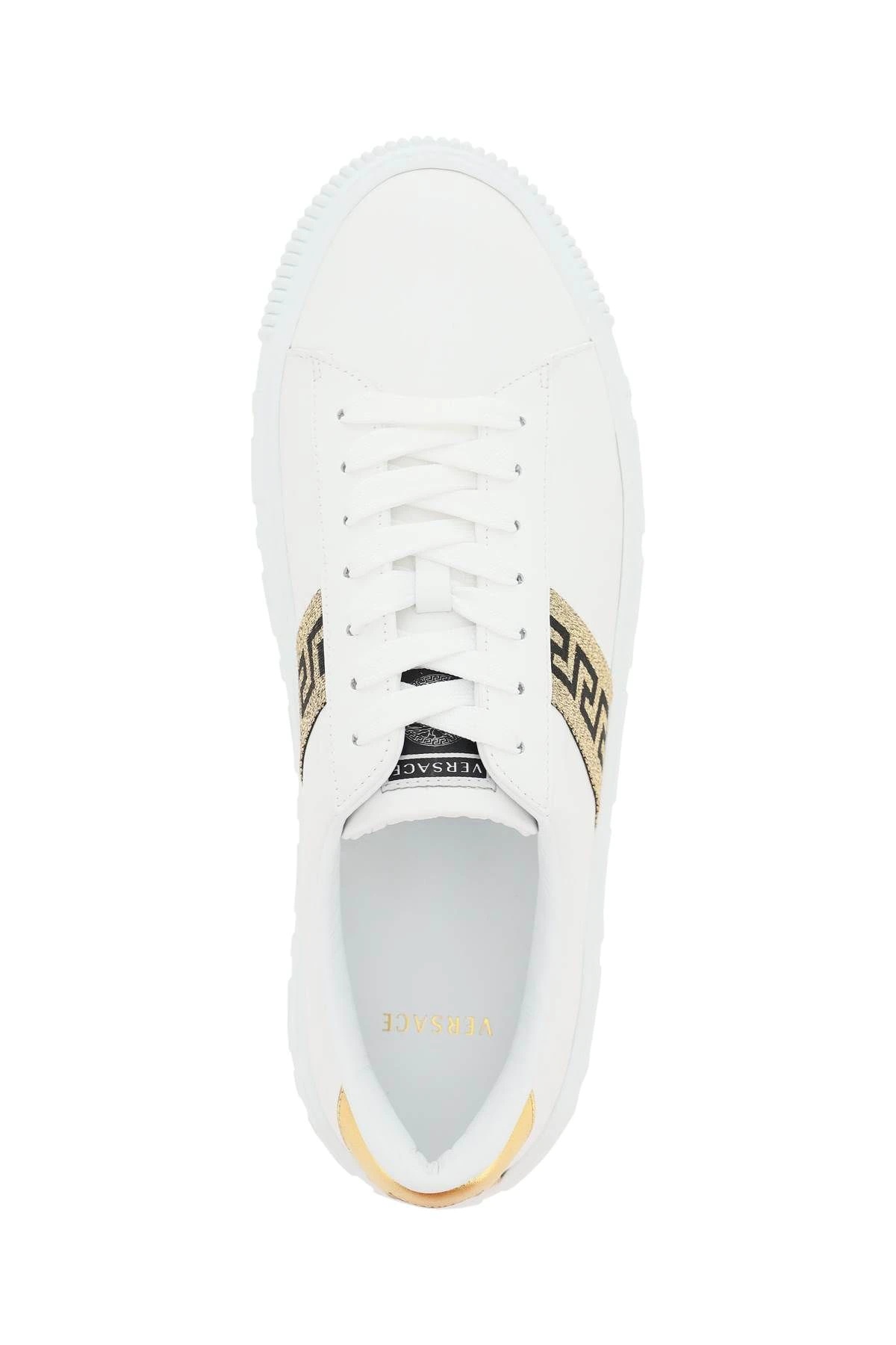 LEATHER GRECA SNEAKERS - 3