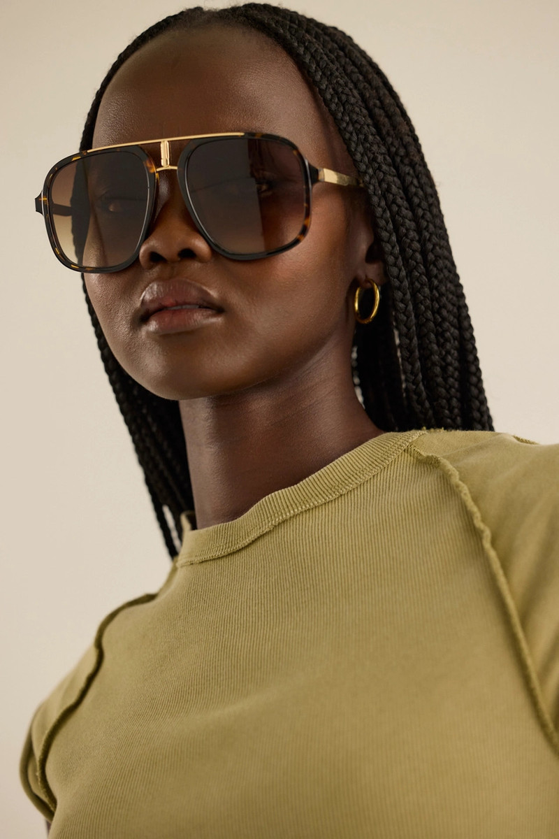 Janis Detail Aviator Sunglasses 1