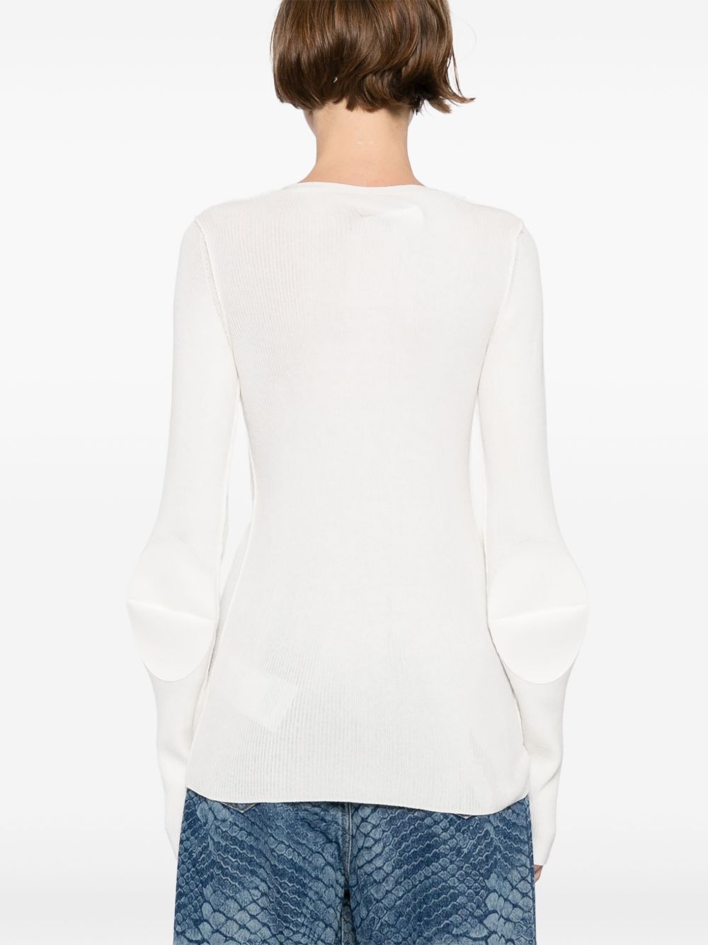 elbow-patches cardigan - 4