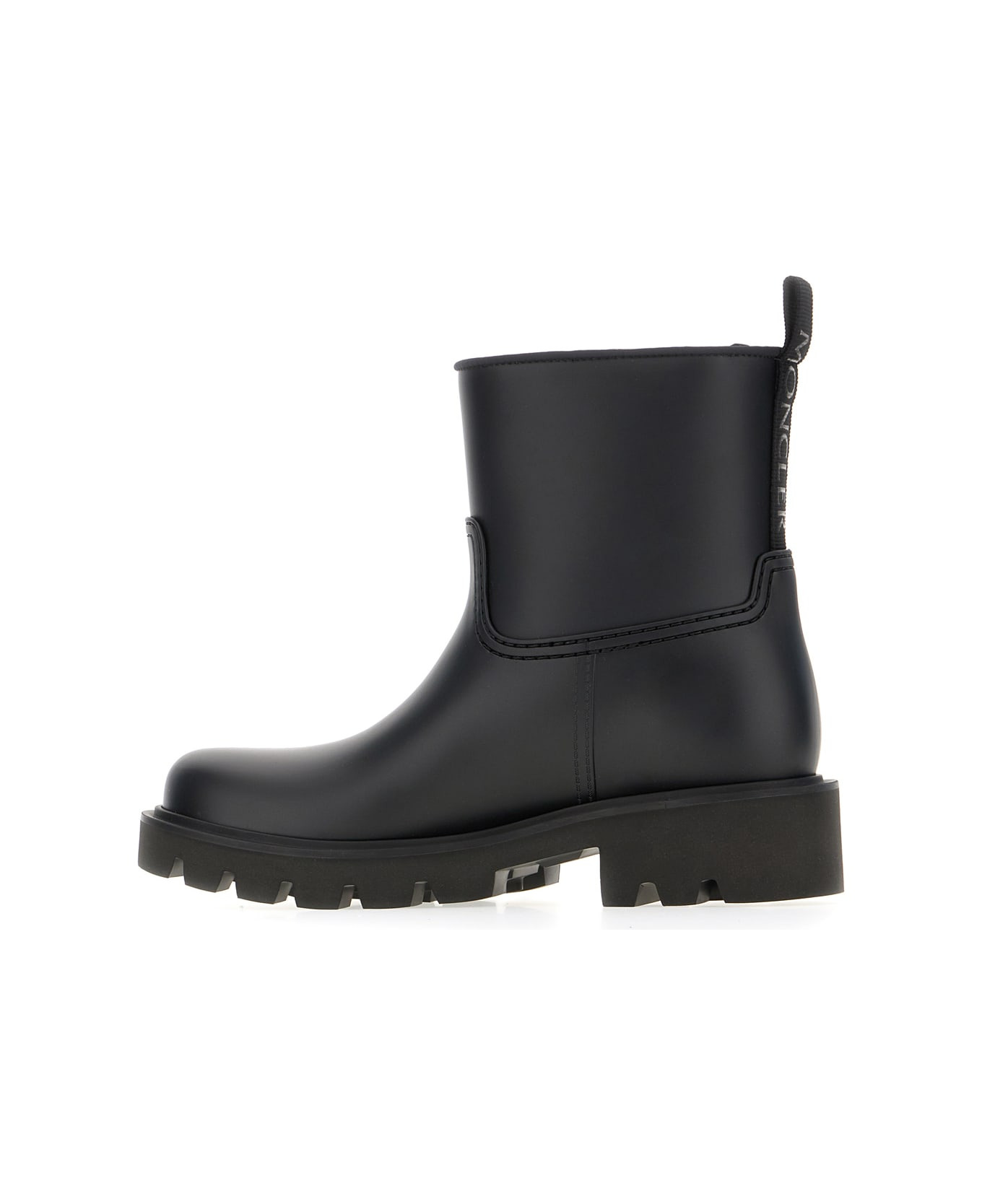 Black Rubber Kickstream Ankle Boots - 3