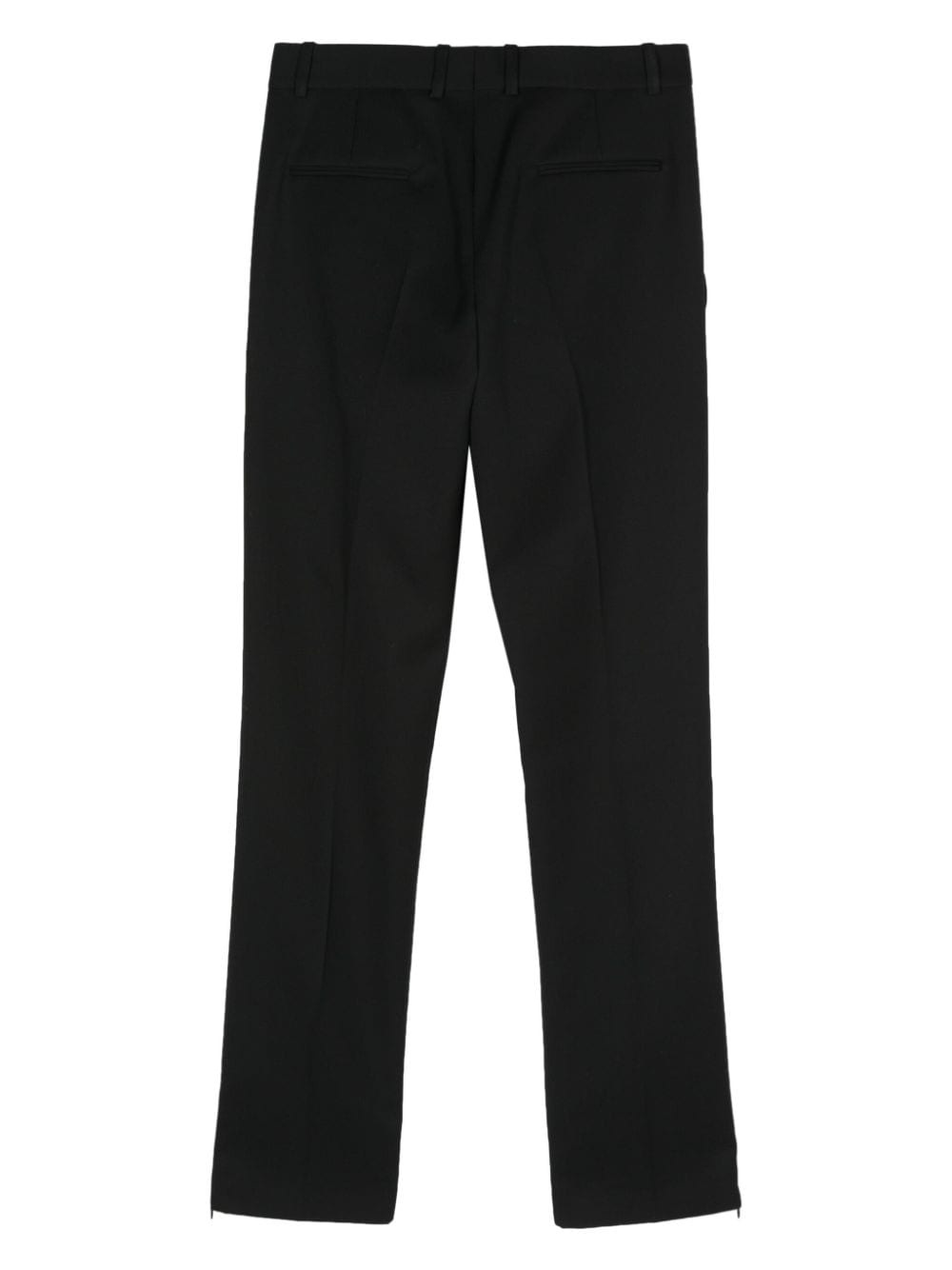 pressed-crease wool trousers - 2