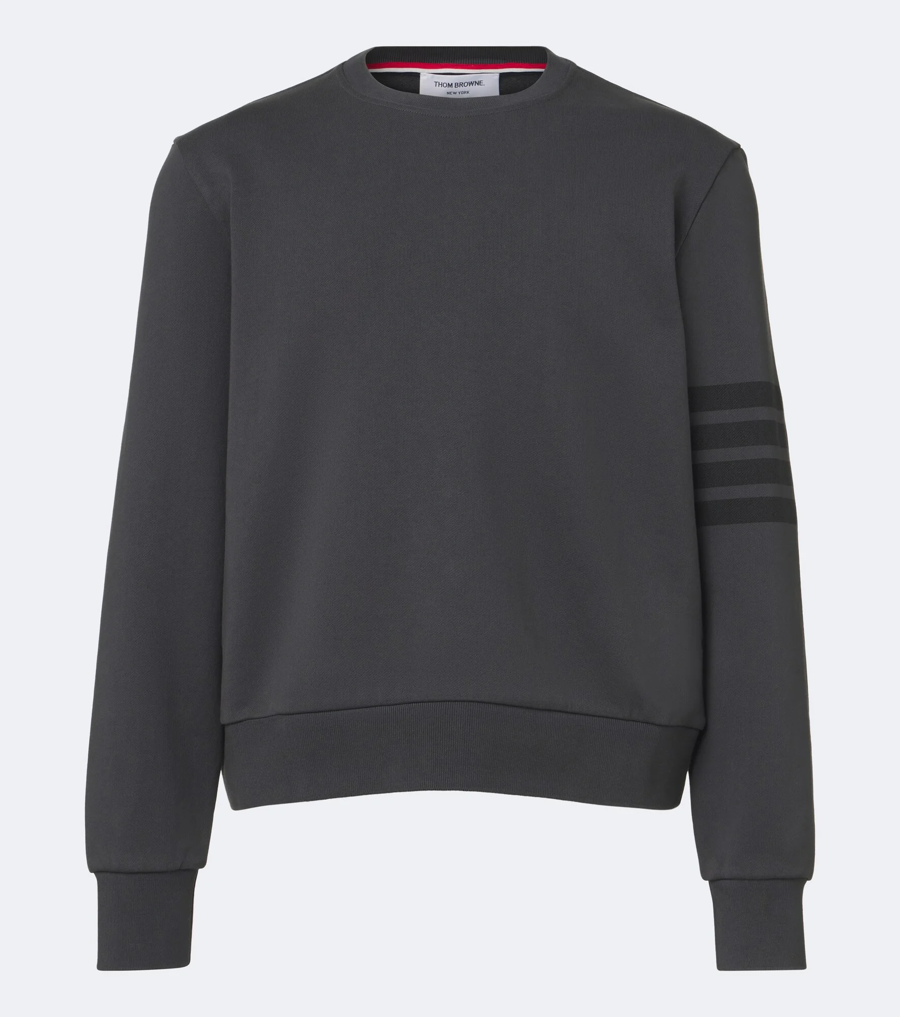 4-Bar cotton jersey sweatshirt - 1