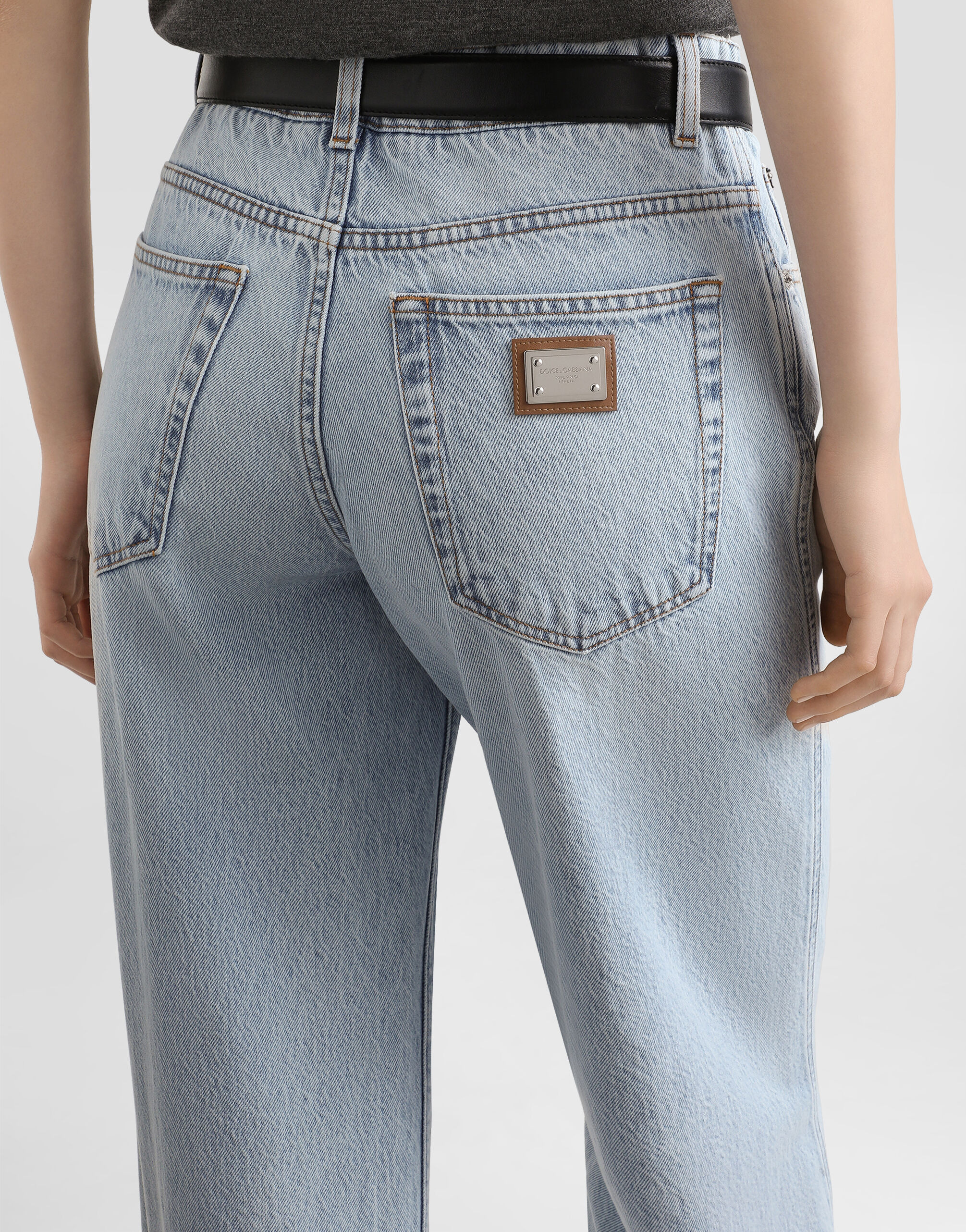 5-pocket denim trousers - 5