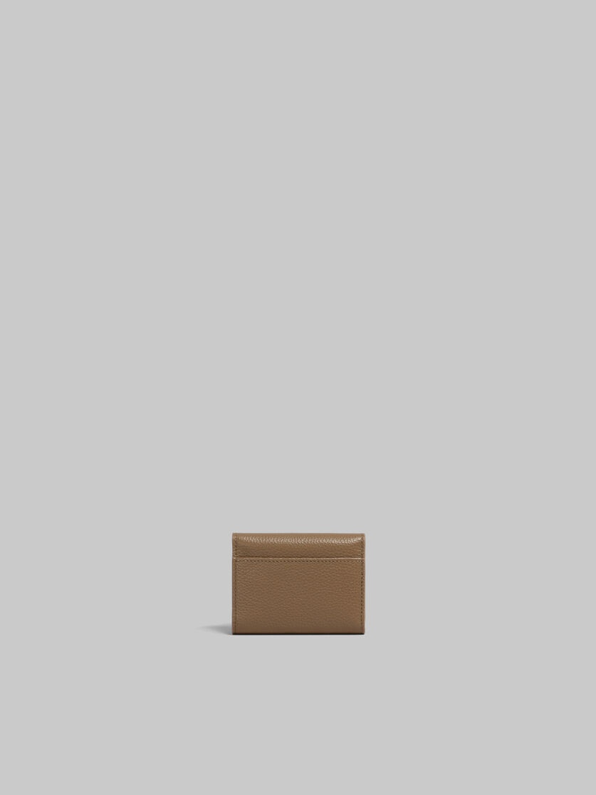 BROWN LEATHER KEY HOLDER WITH MARNI MENDING - 3