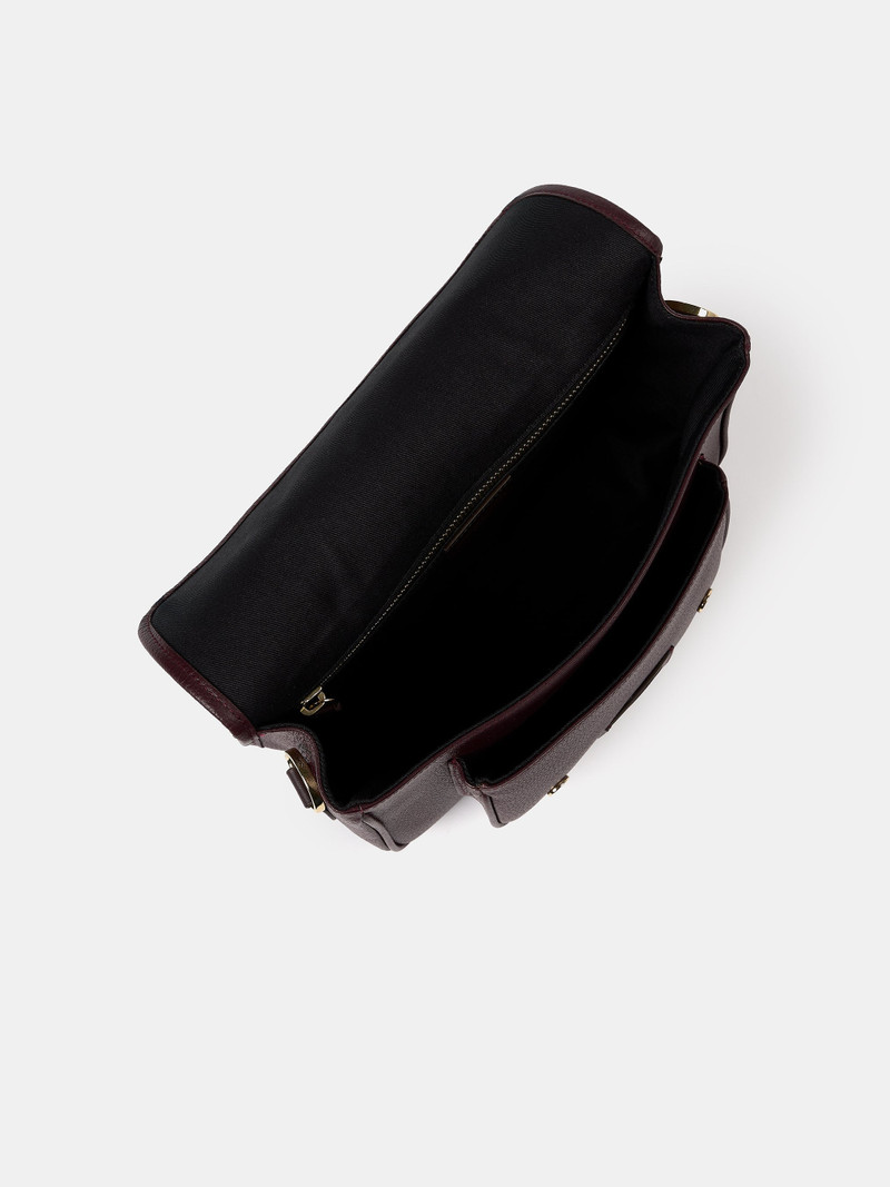 Cambridge Satchel The Soft Satchel - Bordeaux Calf Grain outlook