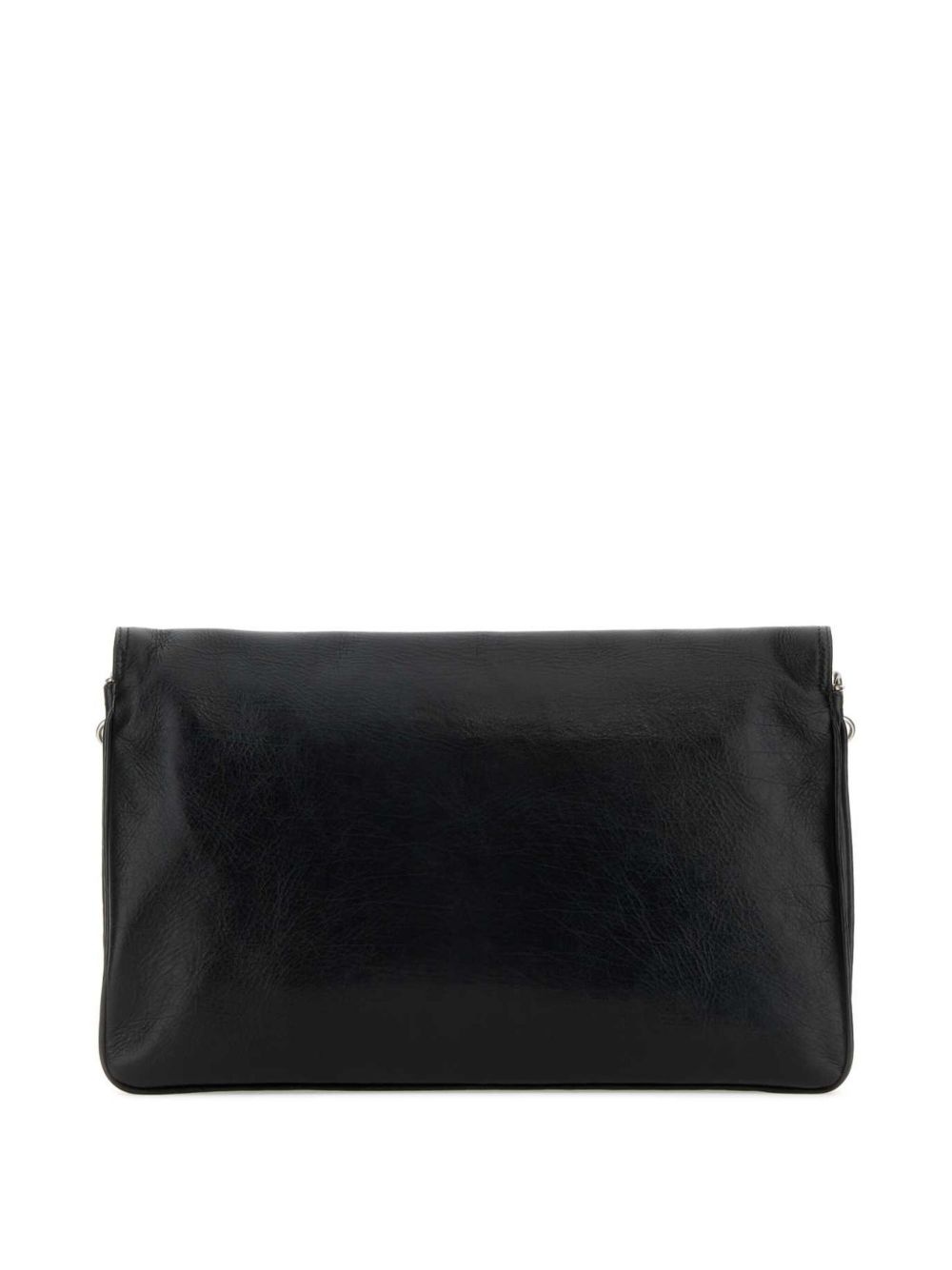 large BB leather flap bag - 2