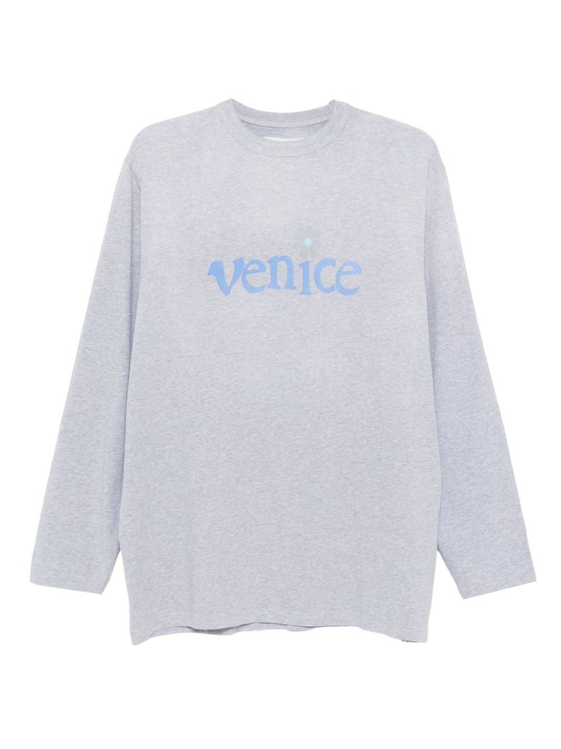 text-print long-sleeve T-shirt 1