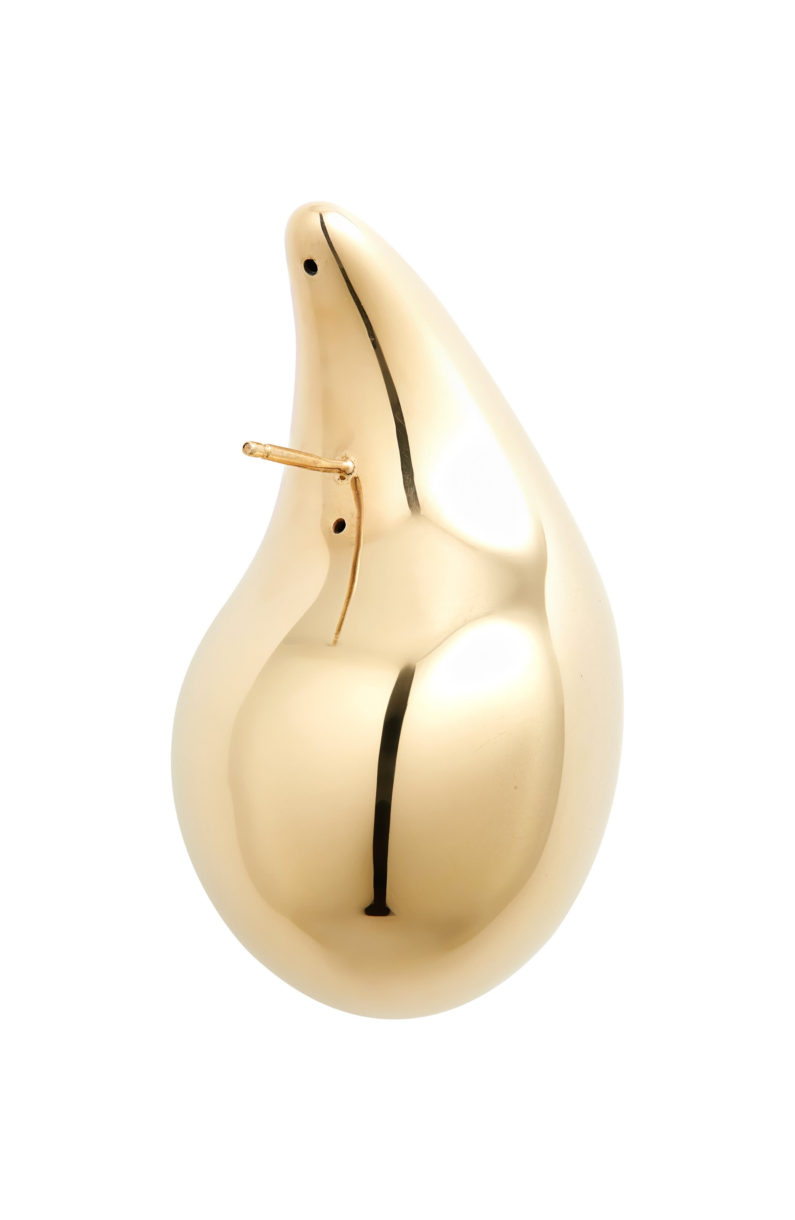 Bottega Veneta Sterling Silver Teardrop Earrings in 8120 Yellow Gold at Nordstrom - 3